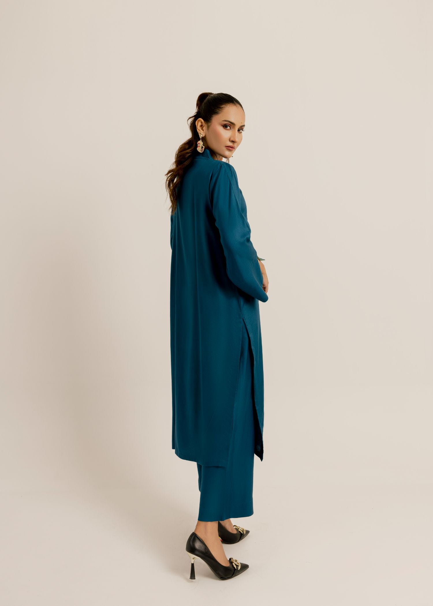 The Slay Wear Aqua Teal Set Women 2pcs