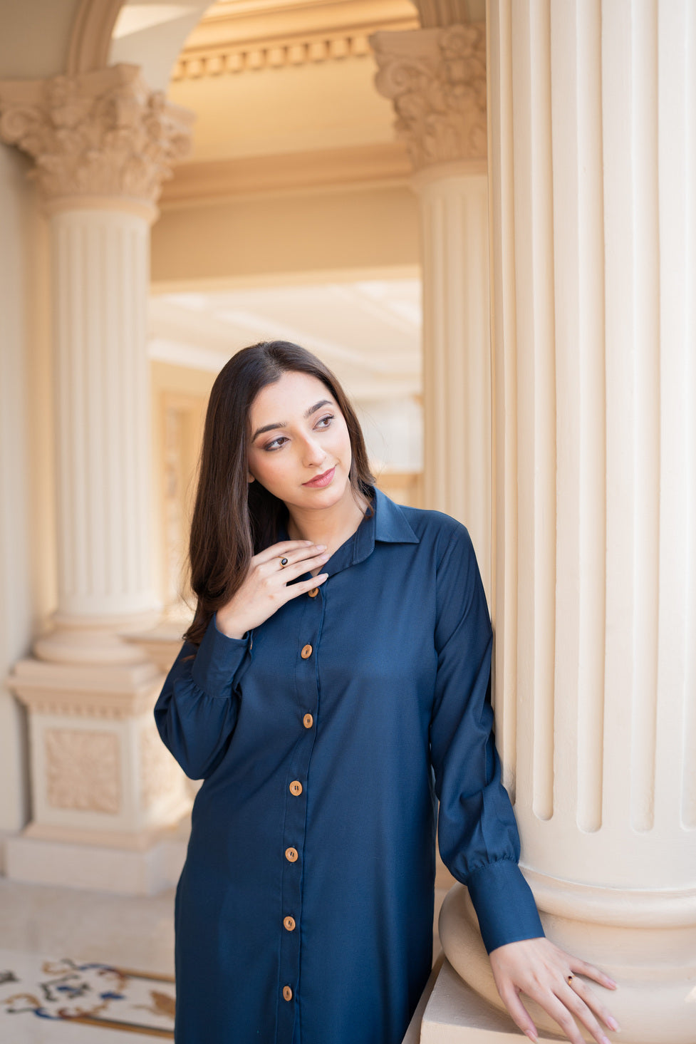 Aisling By Nirmal Denim Blue Women 2pcs