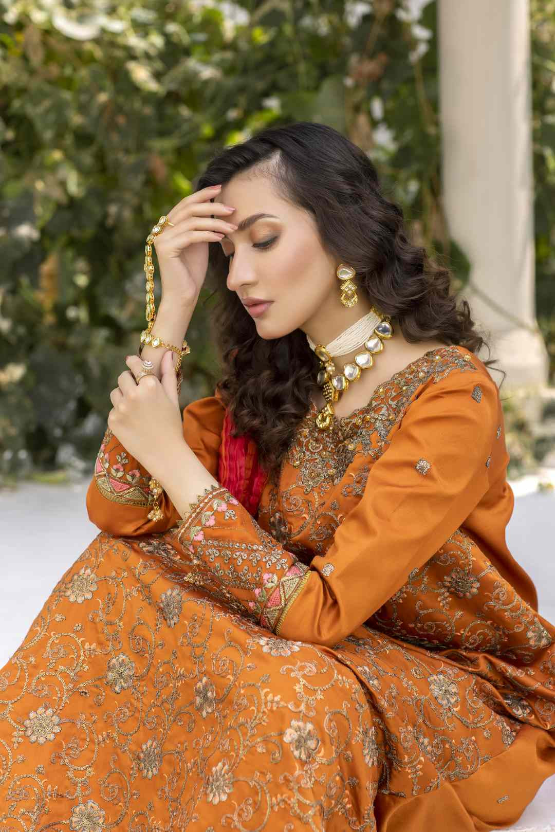 Meem Designs Brunt Orange Women 3pcs