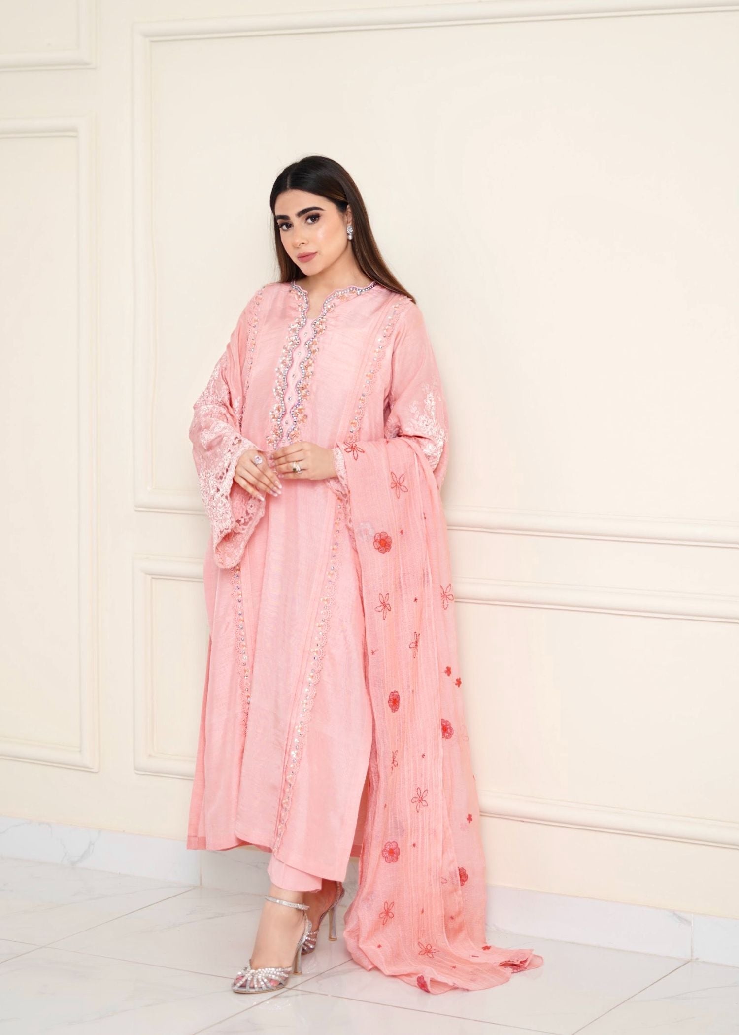 Maroon By Iqra Chaudhry Flamingo Pink Women 3pcs