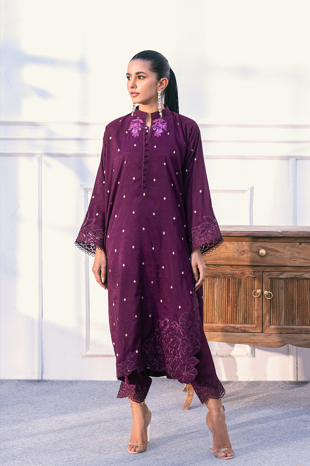 Azure Lavender Bloom Women 2pcs