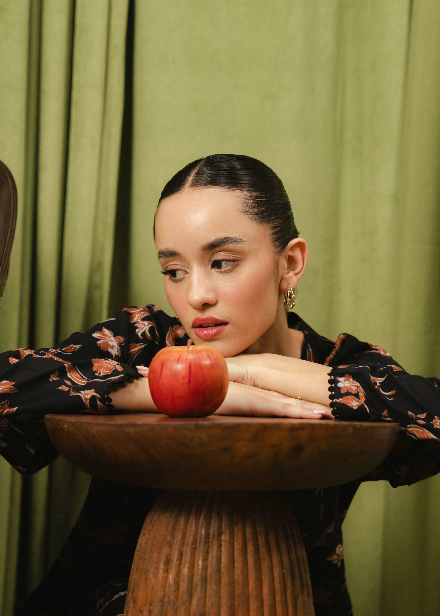 Buzzazi Black Printed Suit Women 2pcs