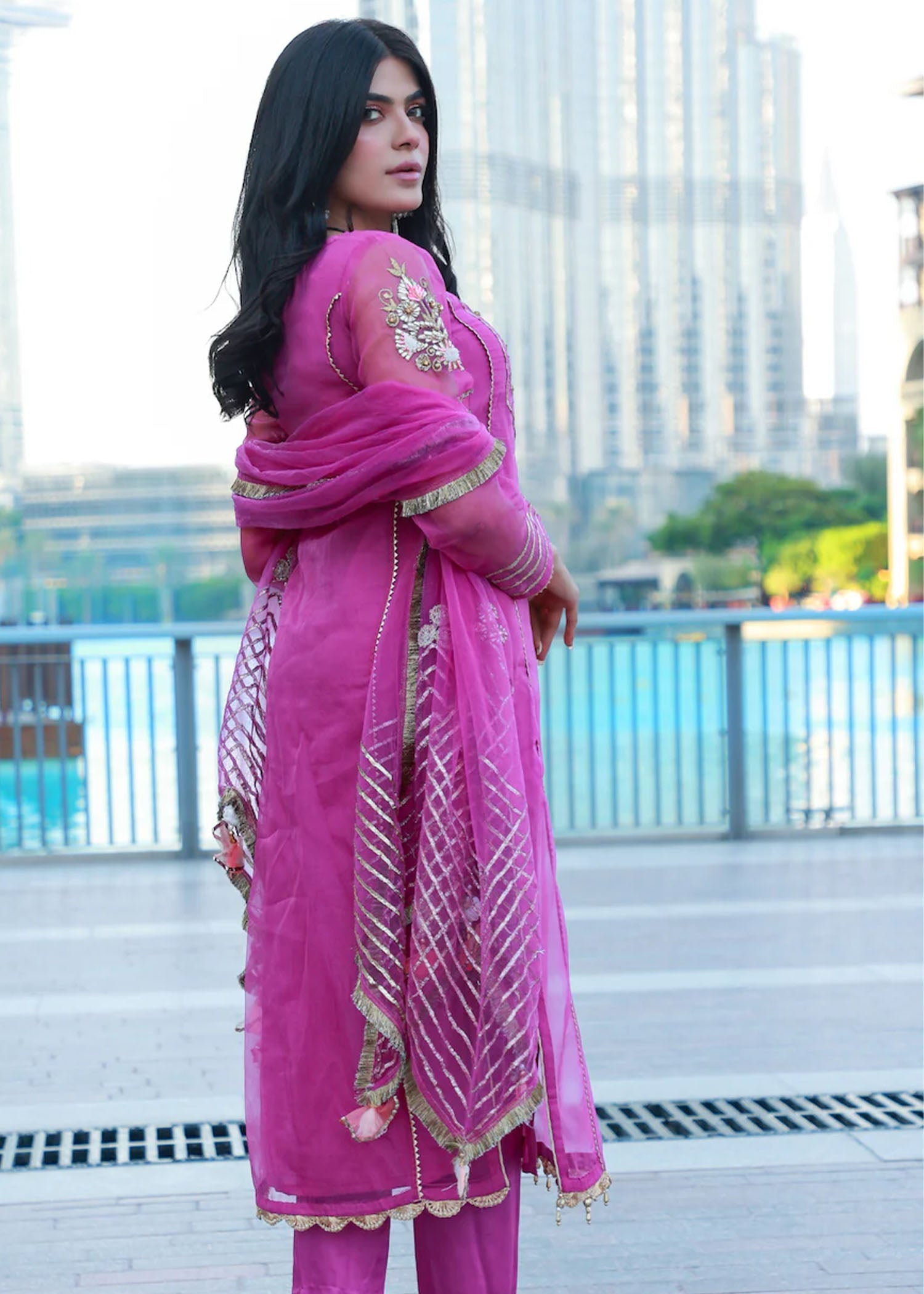 Khuda Baksh Creations M 101 Purple Women 4pcs