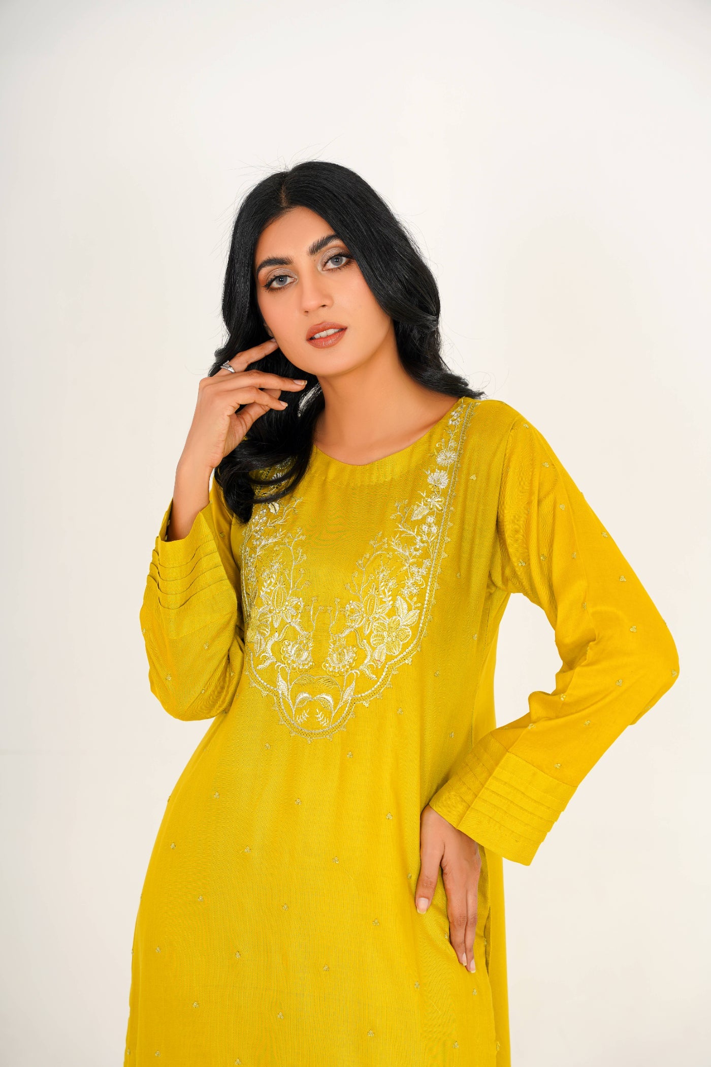 Azhar & Farukh AZ05 Neon Green Women 2pcs