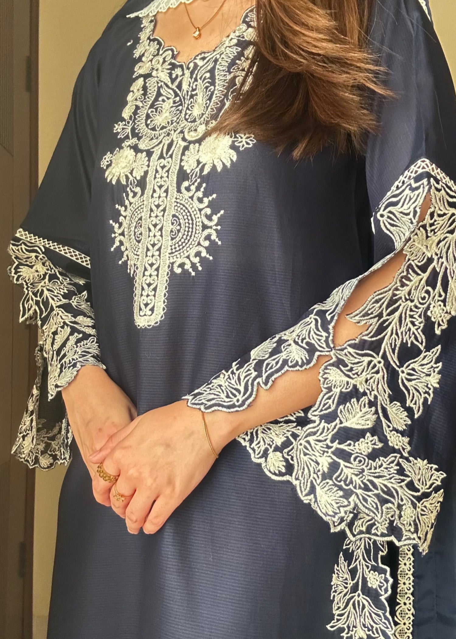 Ayesha B blue (mustafa) Women 3pcs