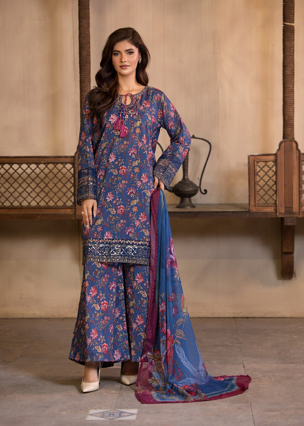 Bin Tayyab (BT006296 BLU) Women 3pcs