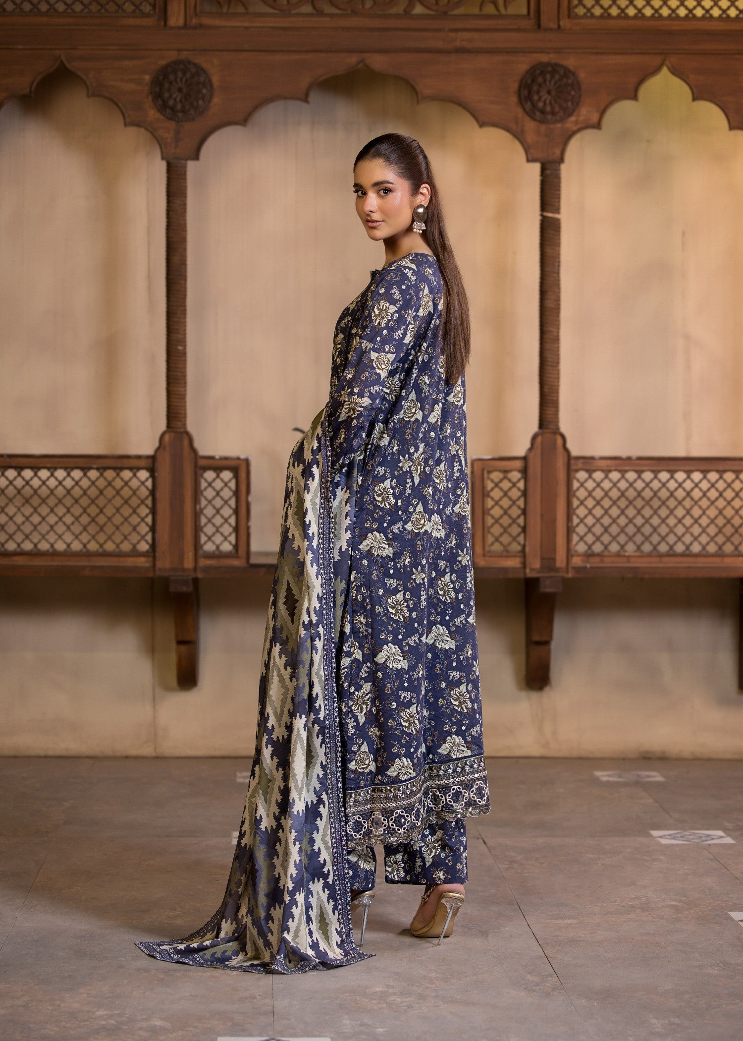 Bin Tayyab (BT006320 NVB) Women 3pcs