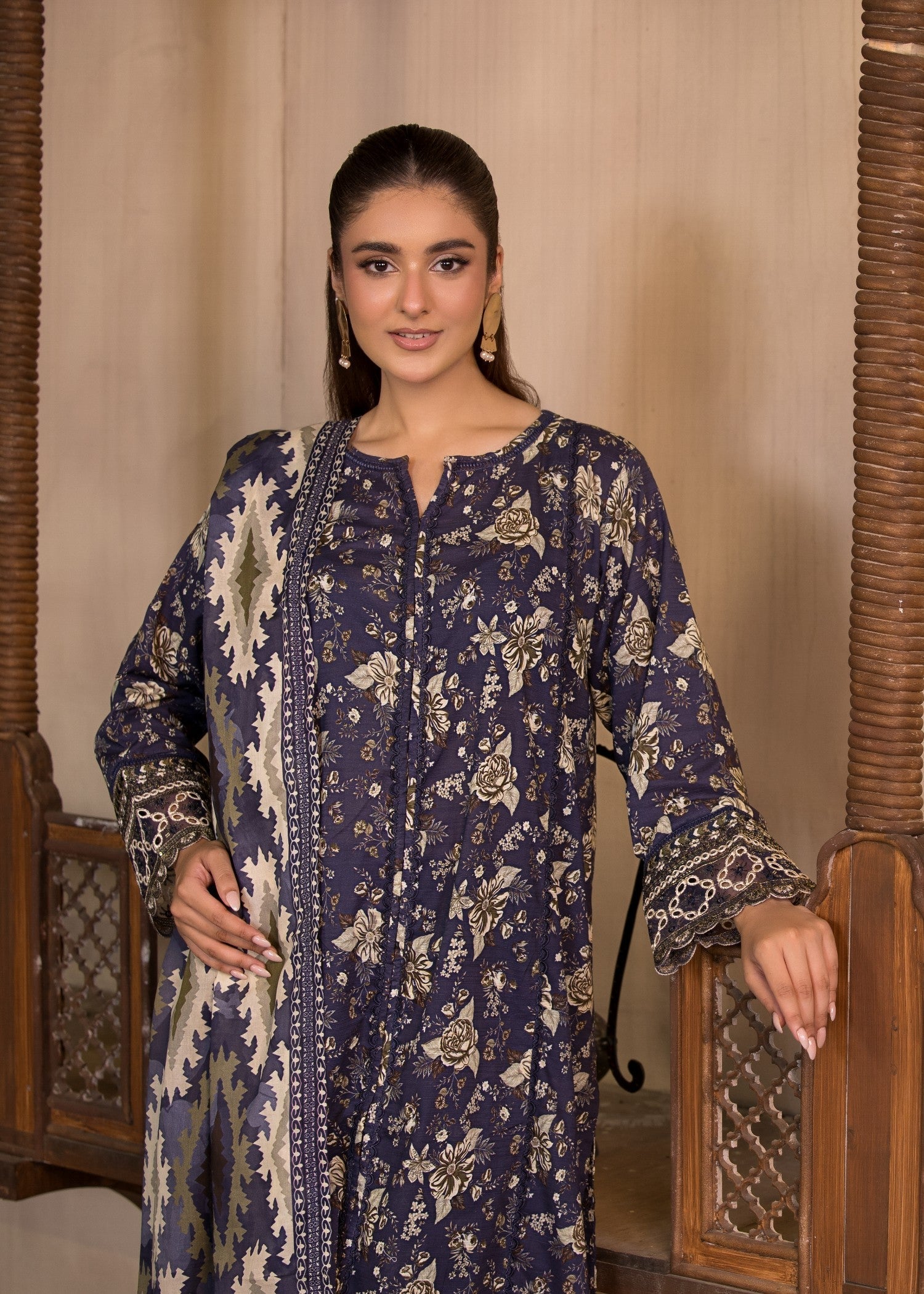 Bin Tayyab (BT006320 NVB) Women 3pcs