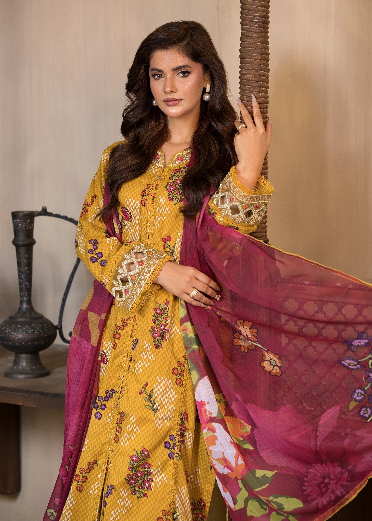 Bin Tayyab (BT006320 YLO) Women 3pcs