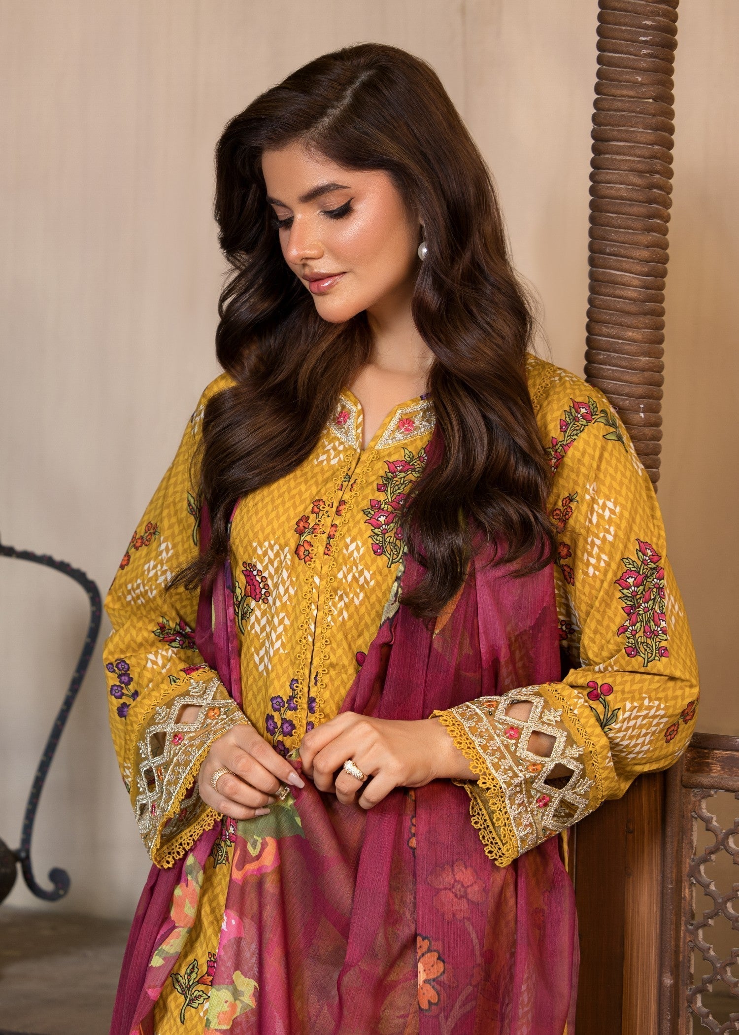 Bin Tayyab (BT006320 YLO) Women 3pcs