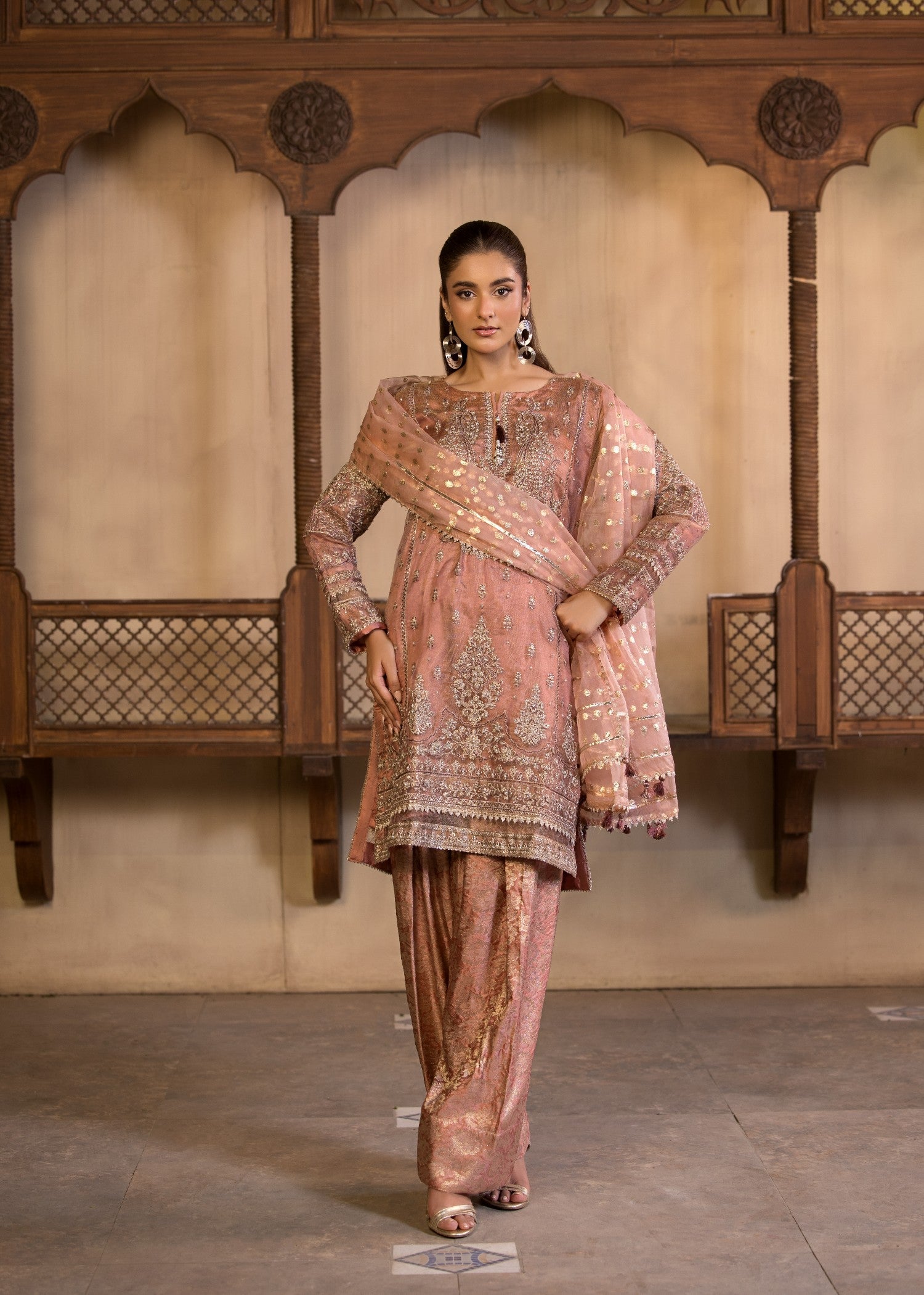 Bin Tayyab (BT006310 PNK) Women 3pcs