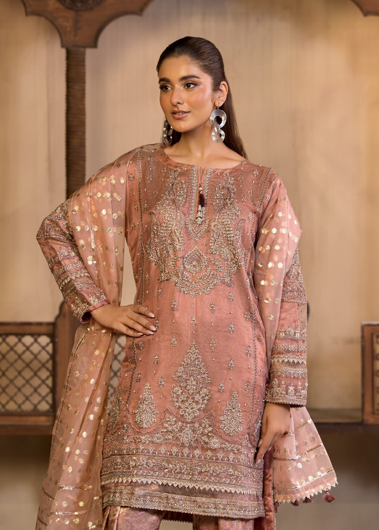 Bin Tayyab (BT006310 PNK) Women 3pcs