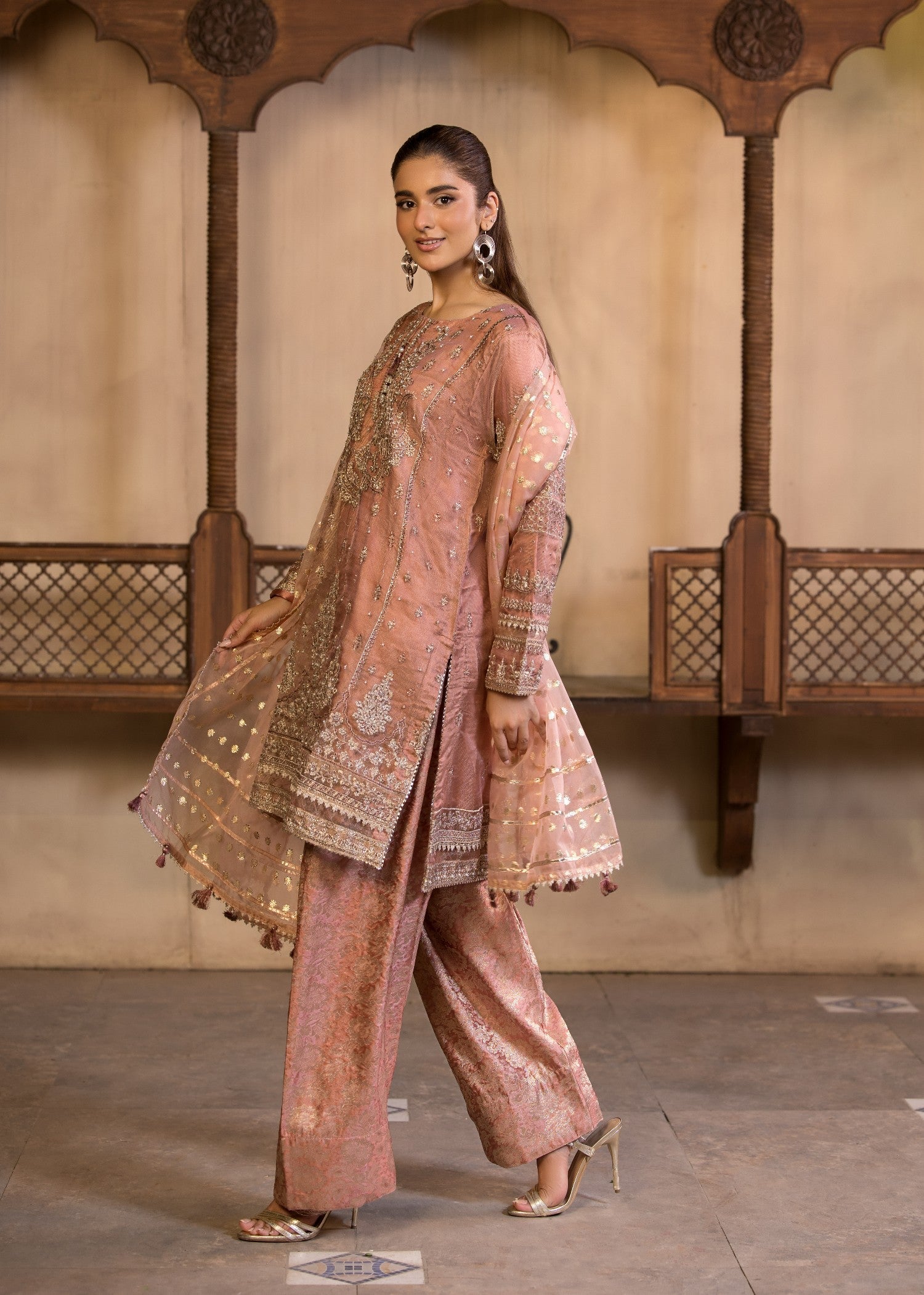 Bin Tayyab (BT006310 PNK) Women 3pcs