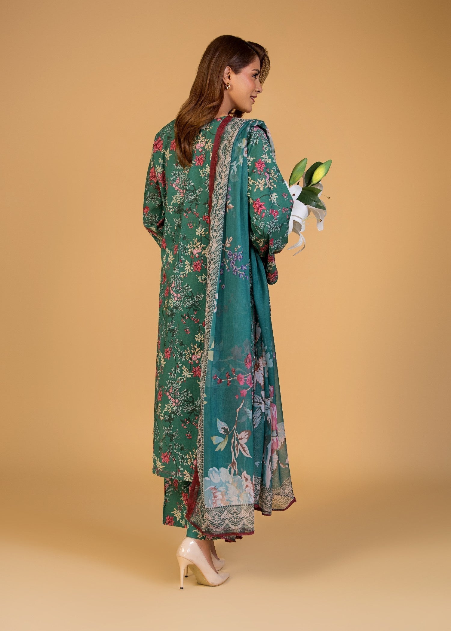 Bin Tayyab (BT006286 GRN) Women 3pcs