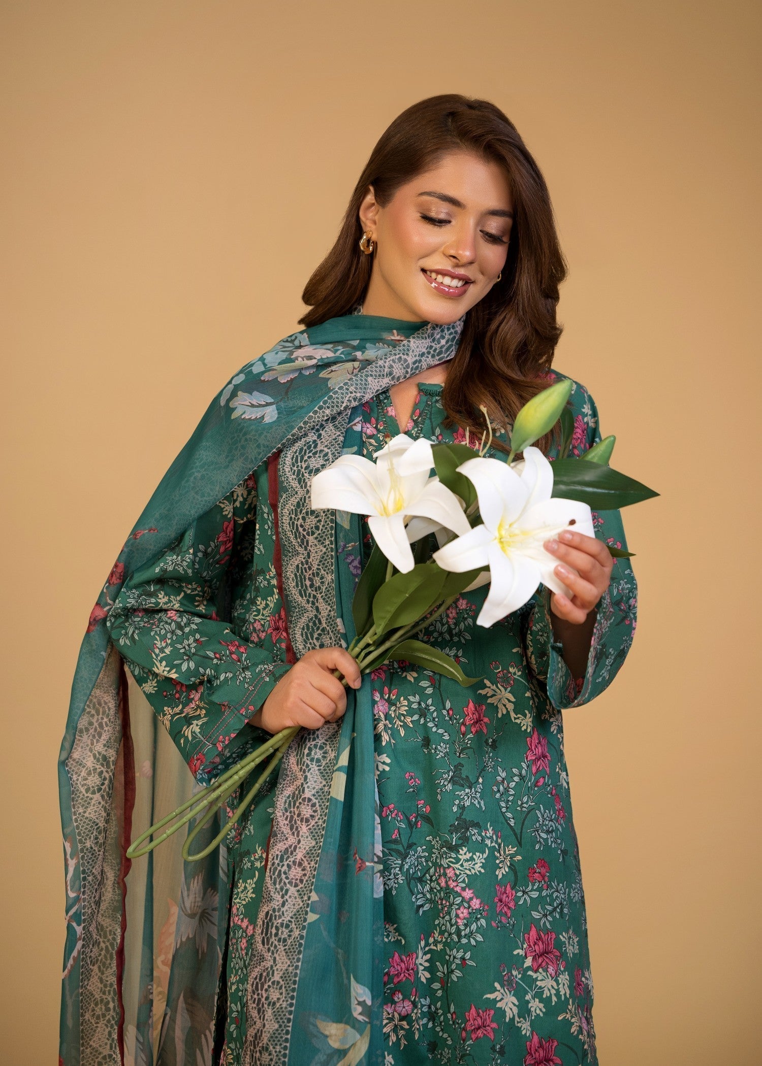 Bin Tayyab (BT006286 GRN) Women 3pcs