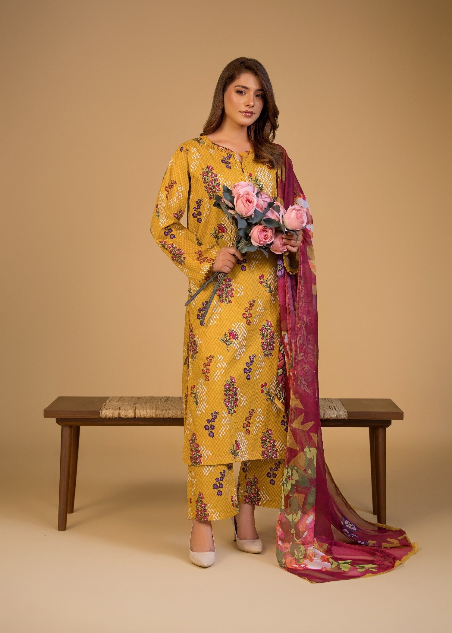 Bin Tayyab (BT006286 YLO) Women 3pcs