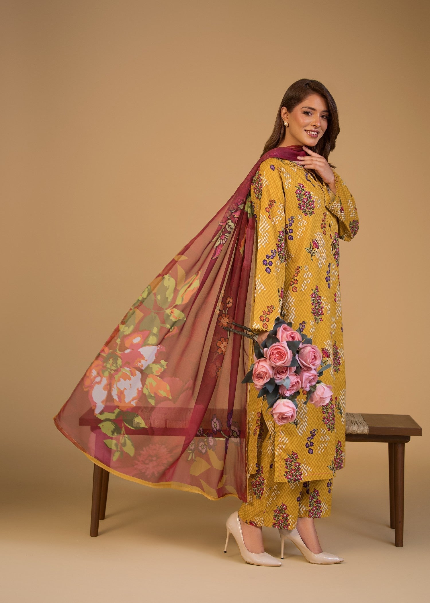 Bin Tayyab (BT006286 YLO) Women 3pcs