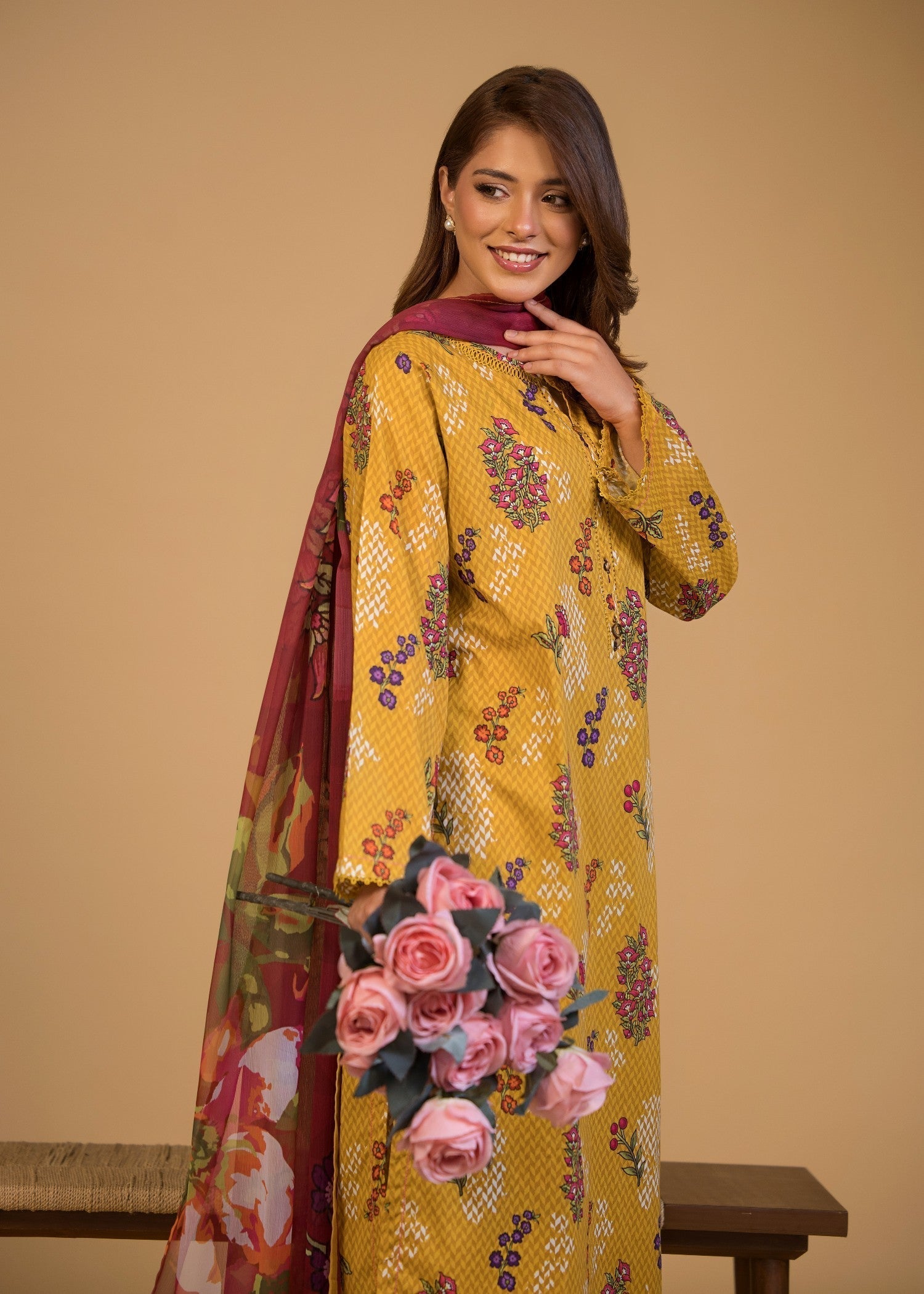 Bin Tayyab (BT006286 YLO) Women 3pcs