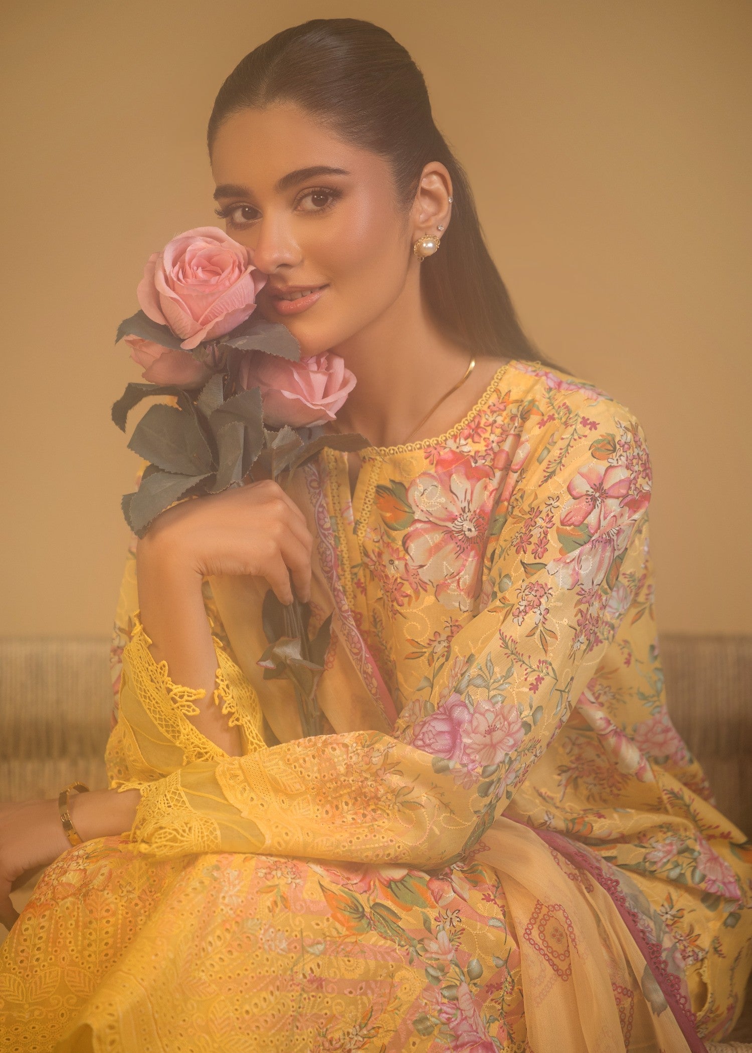 Bin Tayyab (BT006268 YLW) Women 3pcs