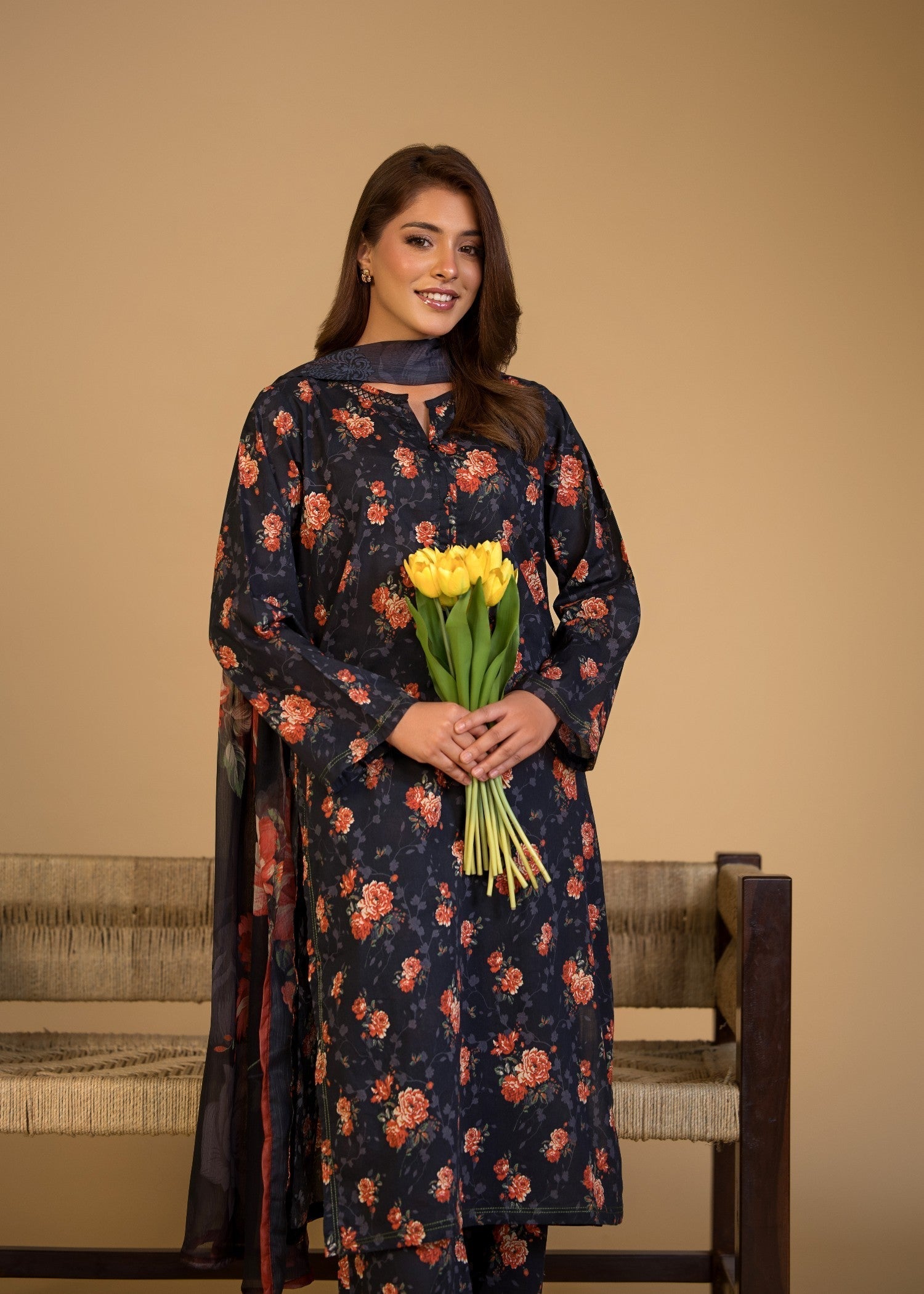 Bin Tayyab (BT006286 BLK) Women 3pcs