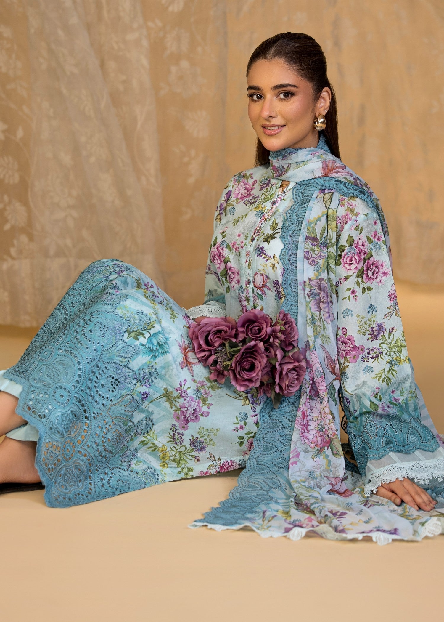 Bin Tayyab (BT006267 FRO) Women 3pcs