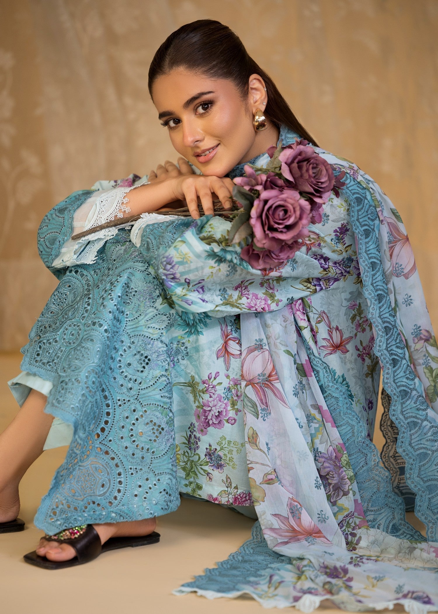 Bin Tayyab (BT006267 FRO) Women 3pcs