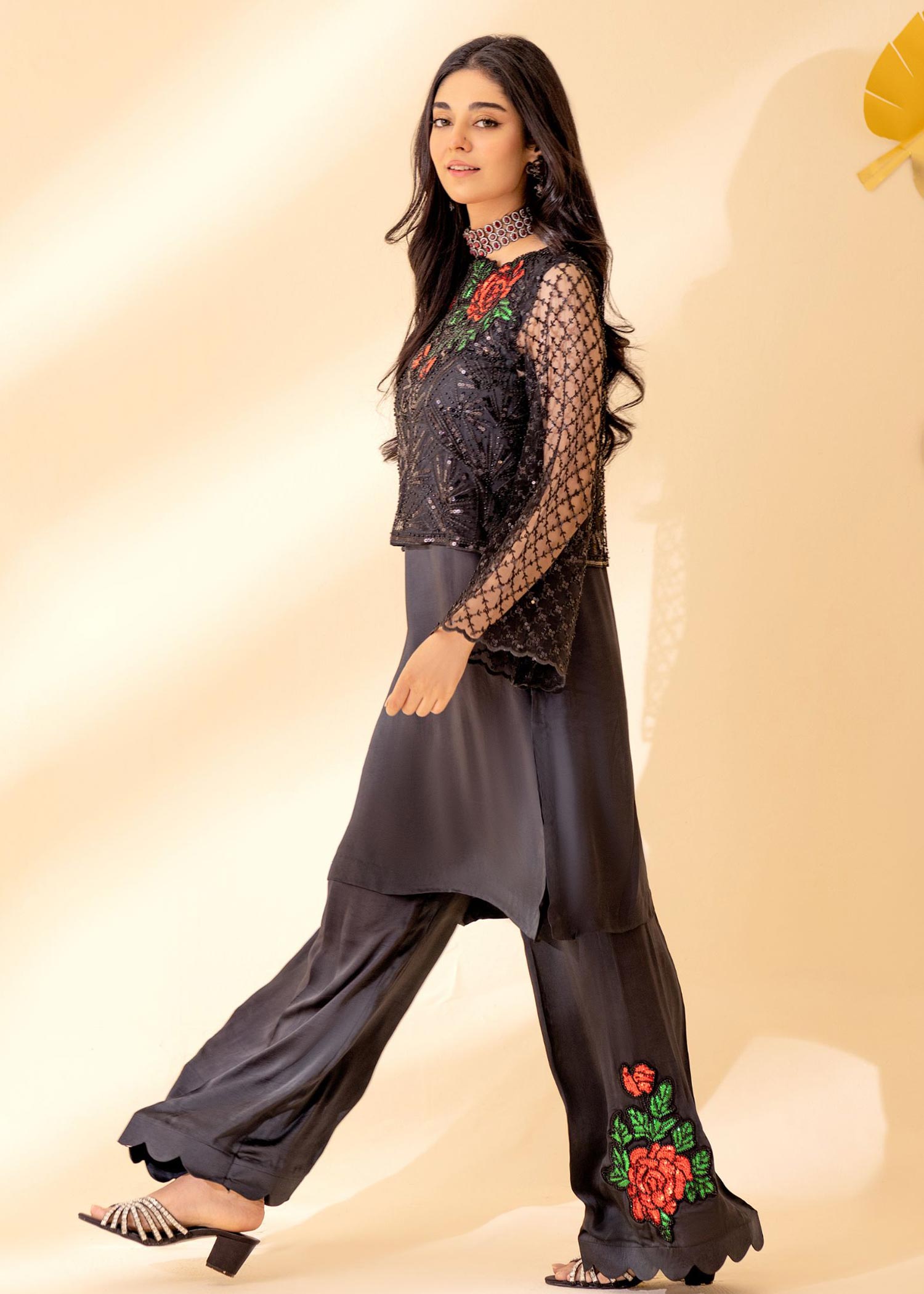 Rj’s Pret BLACK GLITZ Women 2pcs