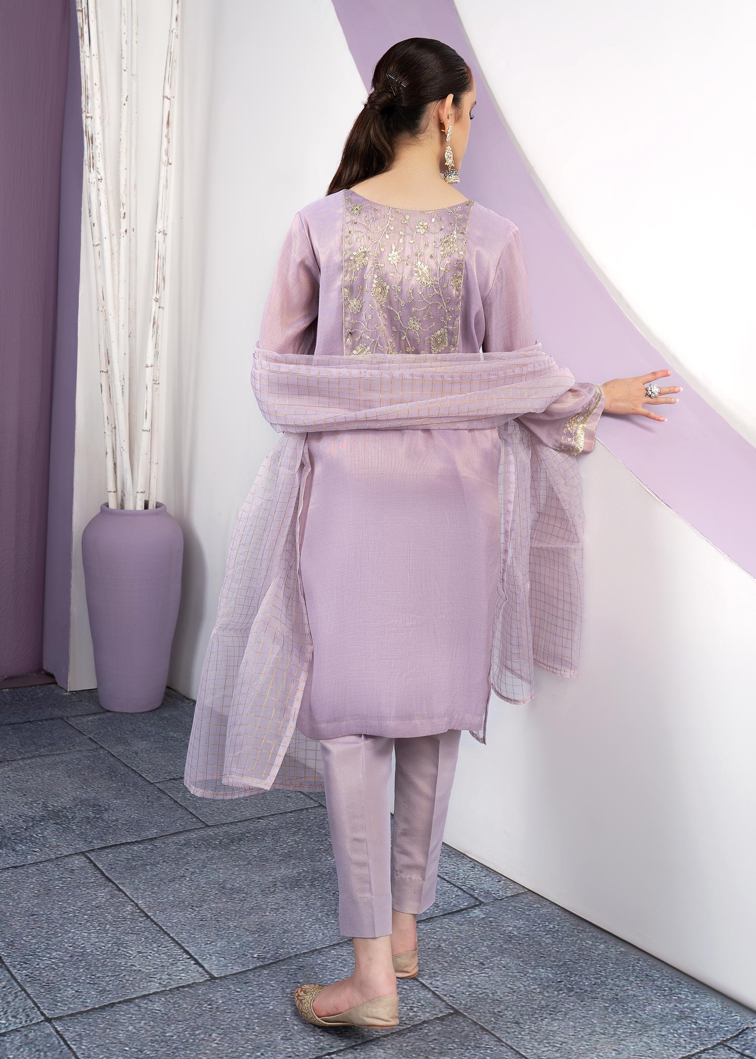 Eraj Hussain Twinkling Treasure Lilac Women 4pcs
