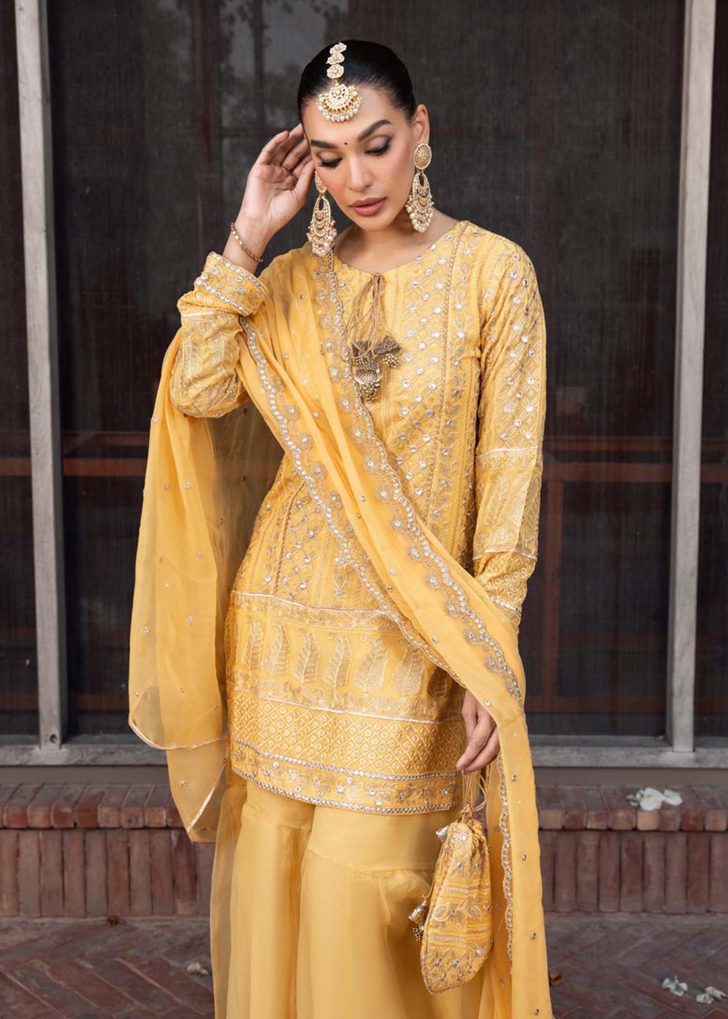 Misl Seriyah (Yellow) Women 3pcs