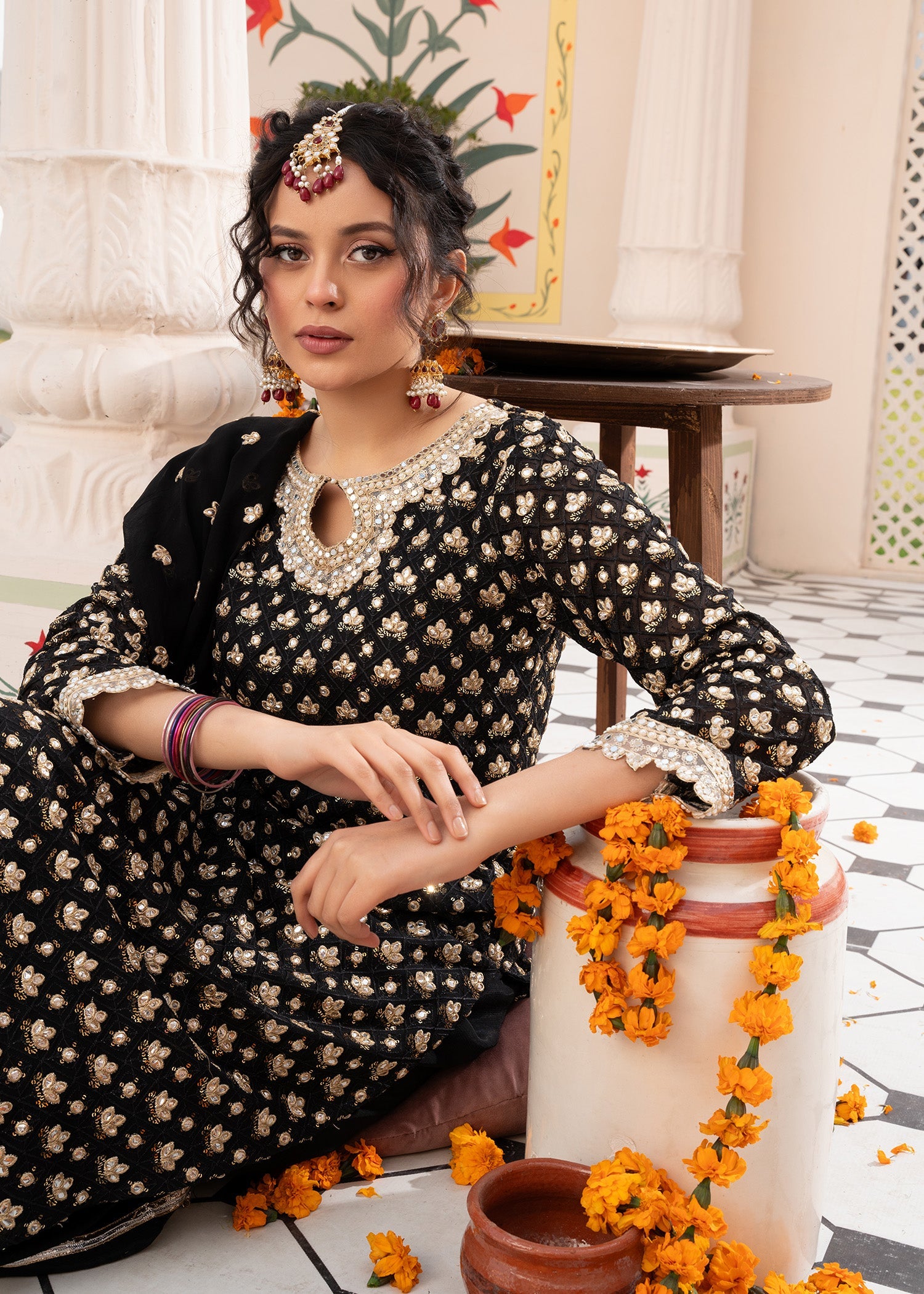 Misl Naina Black Women 3pcs