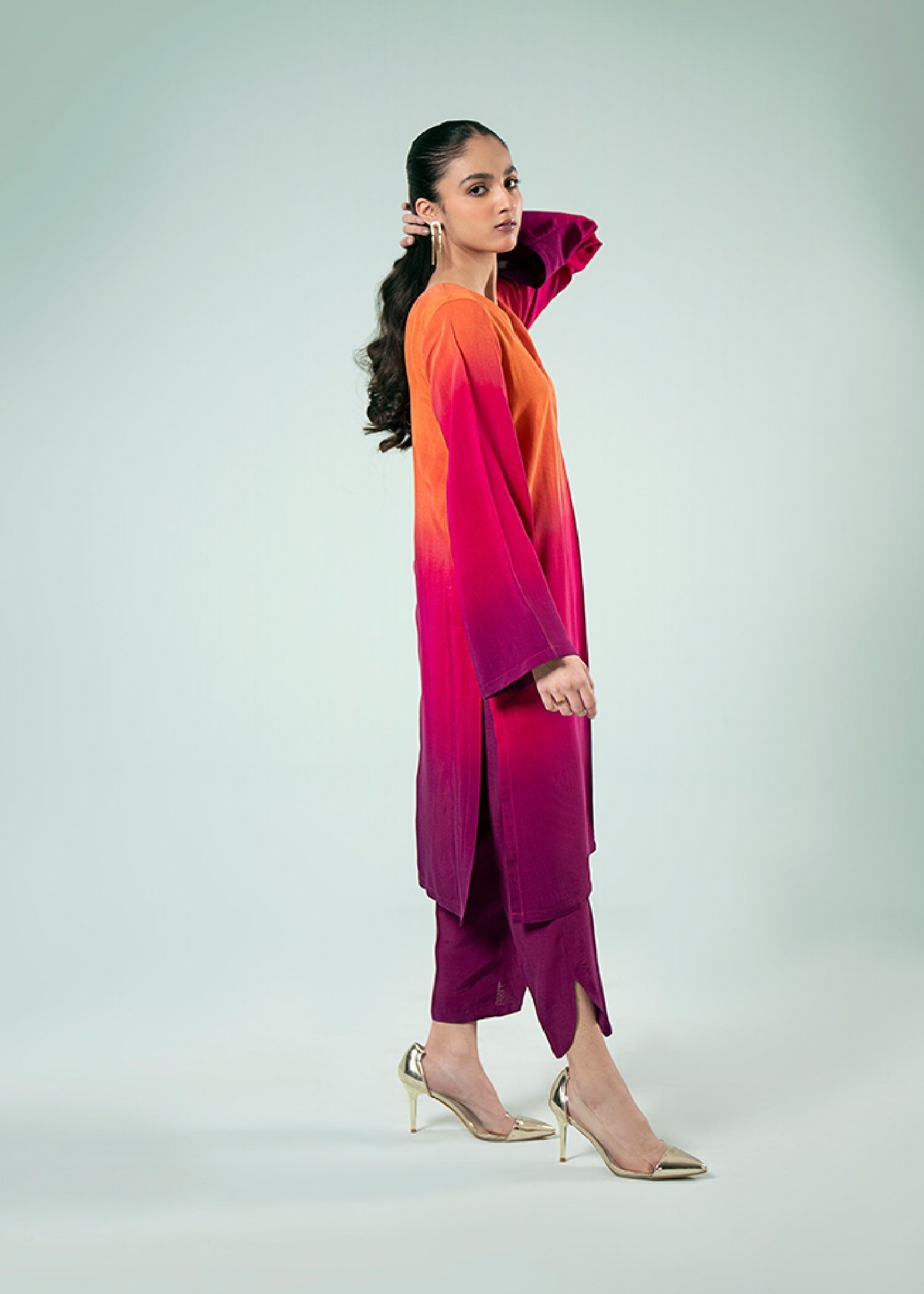 Fozia Khalid Gradient Co ord Set Women 2pcs