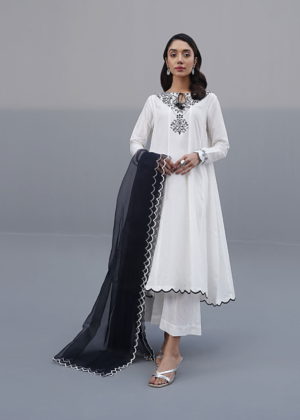 Shades By Abeeha Usman Celestial White Women 3pcs