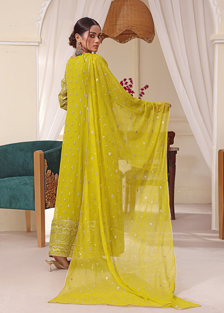 Alsiyab Bahaar Dhaani Women 3pcs