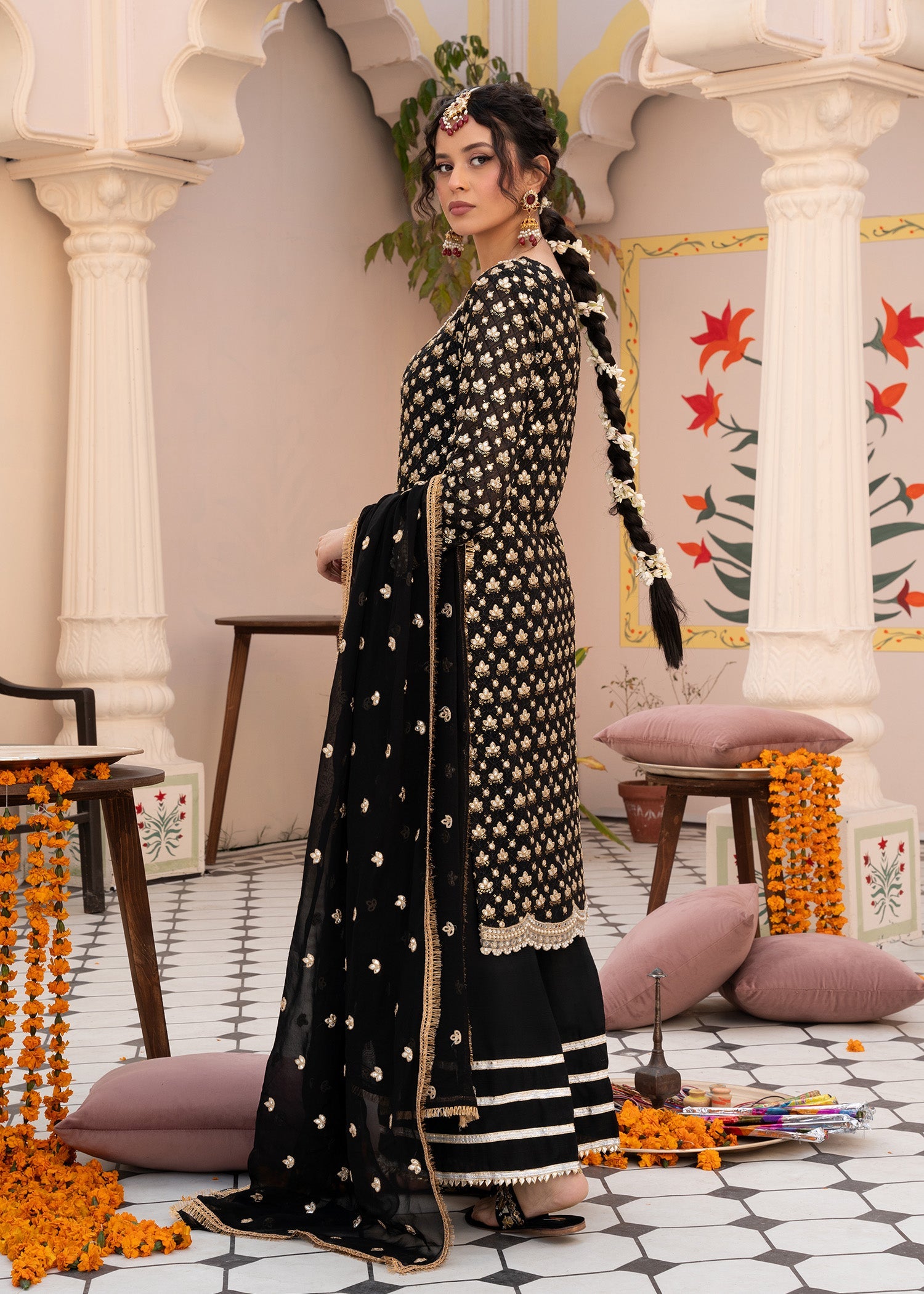 Misl Naina Black Women 3pcs