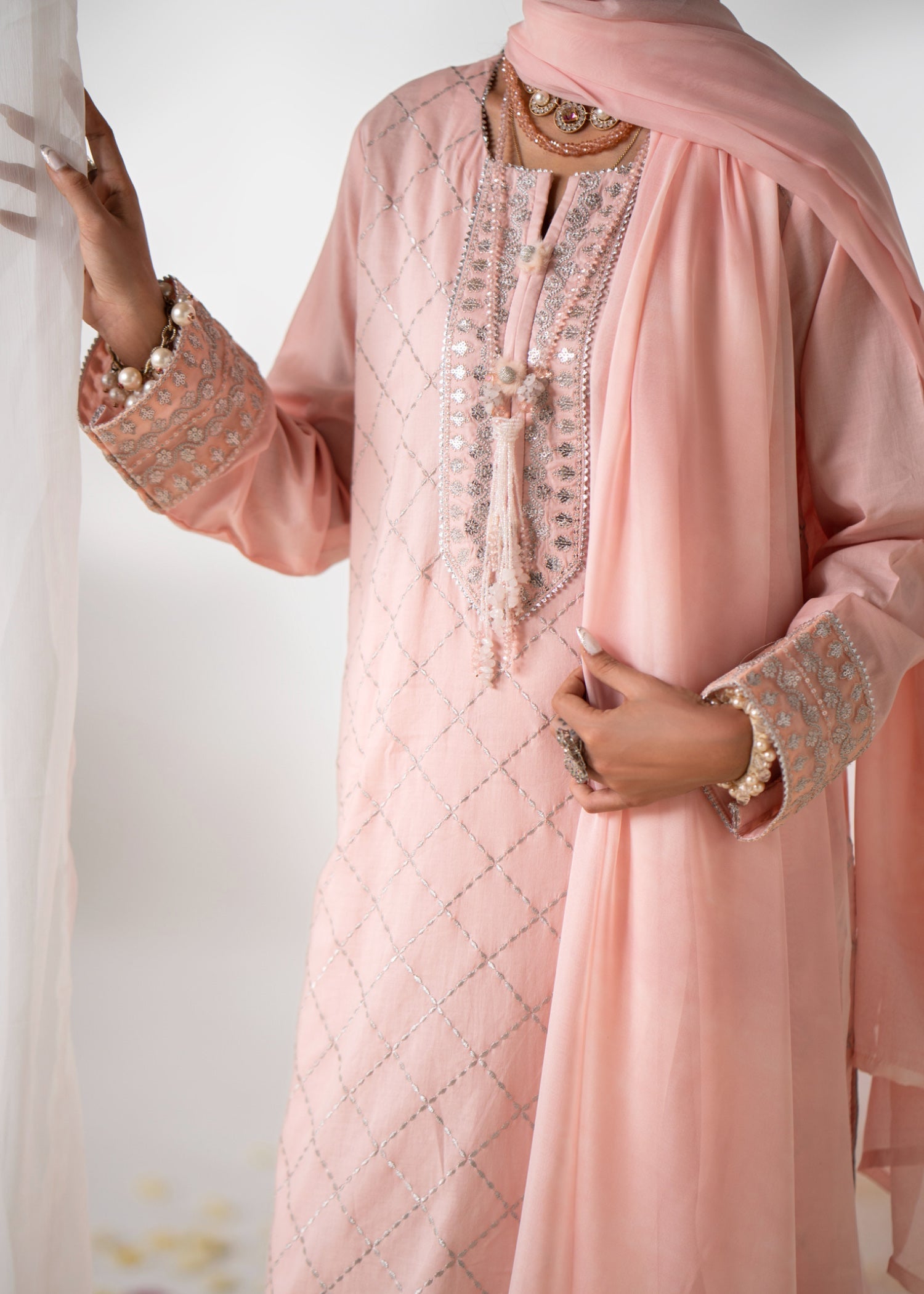 Decor Fashion Gulposh Pink Women 3pcs