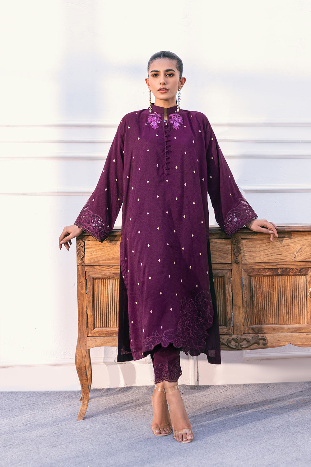 Azure Lavender Bloom Women 2pcs