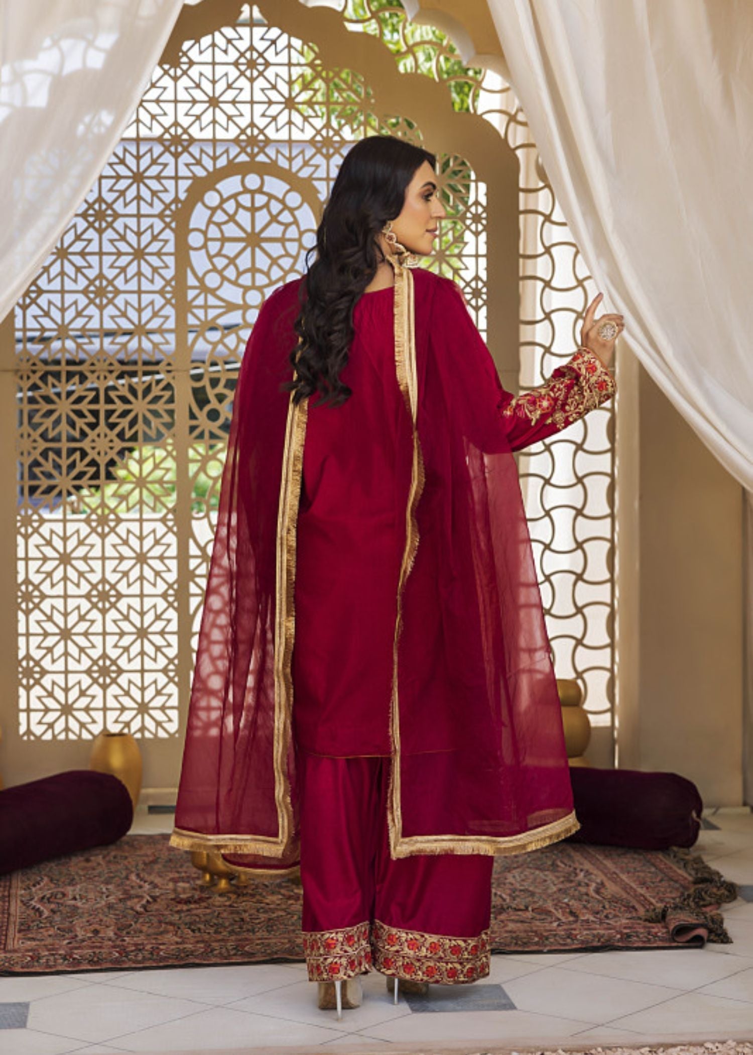 Meeraki Gulabi Women 3pcs