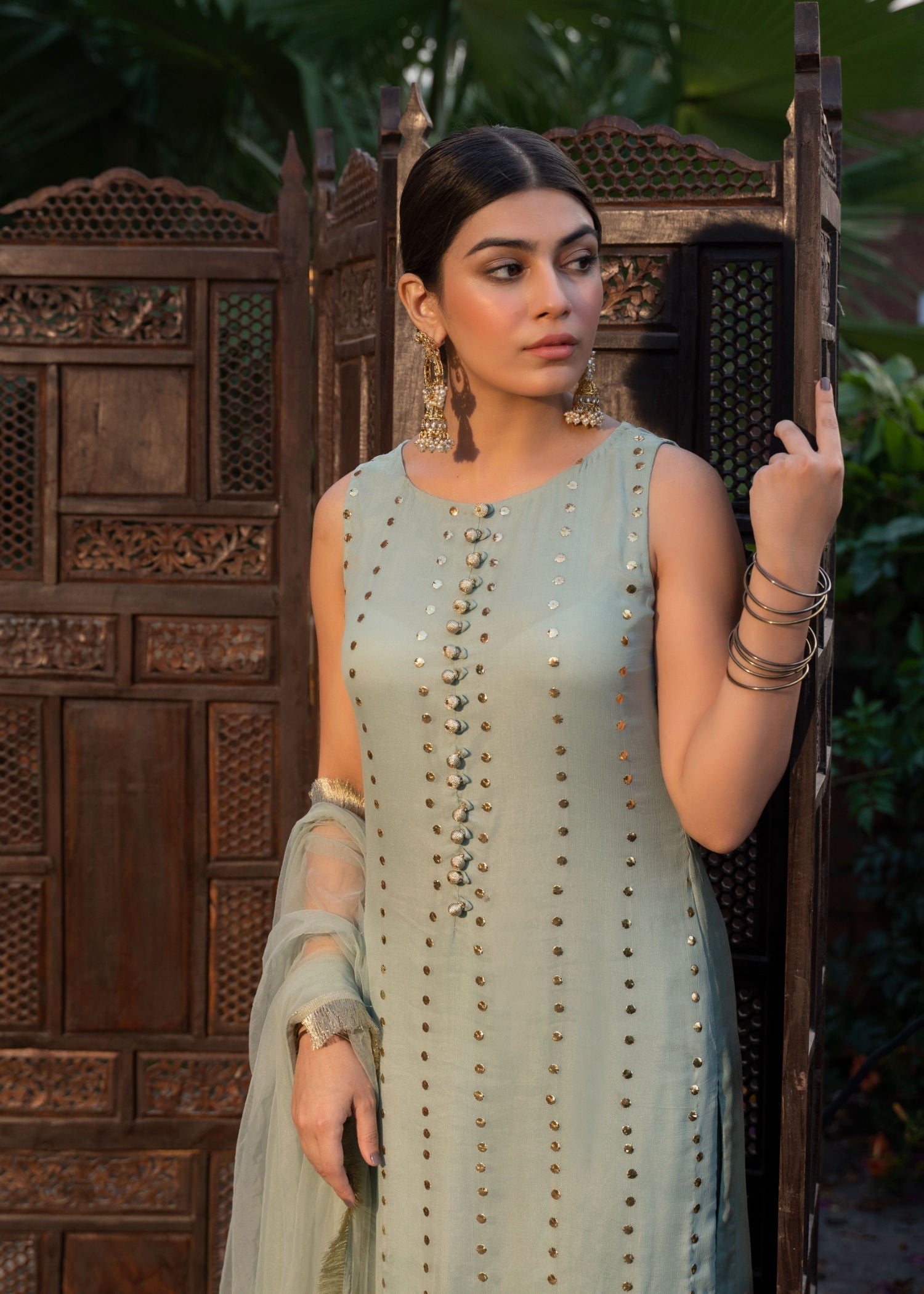 Hem Bird of Paradise Light Baby Blue Women 3pcs