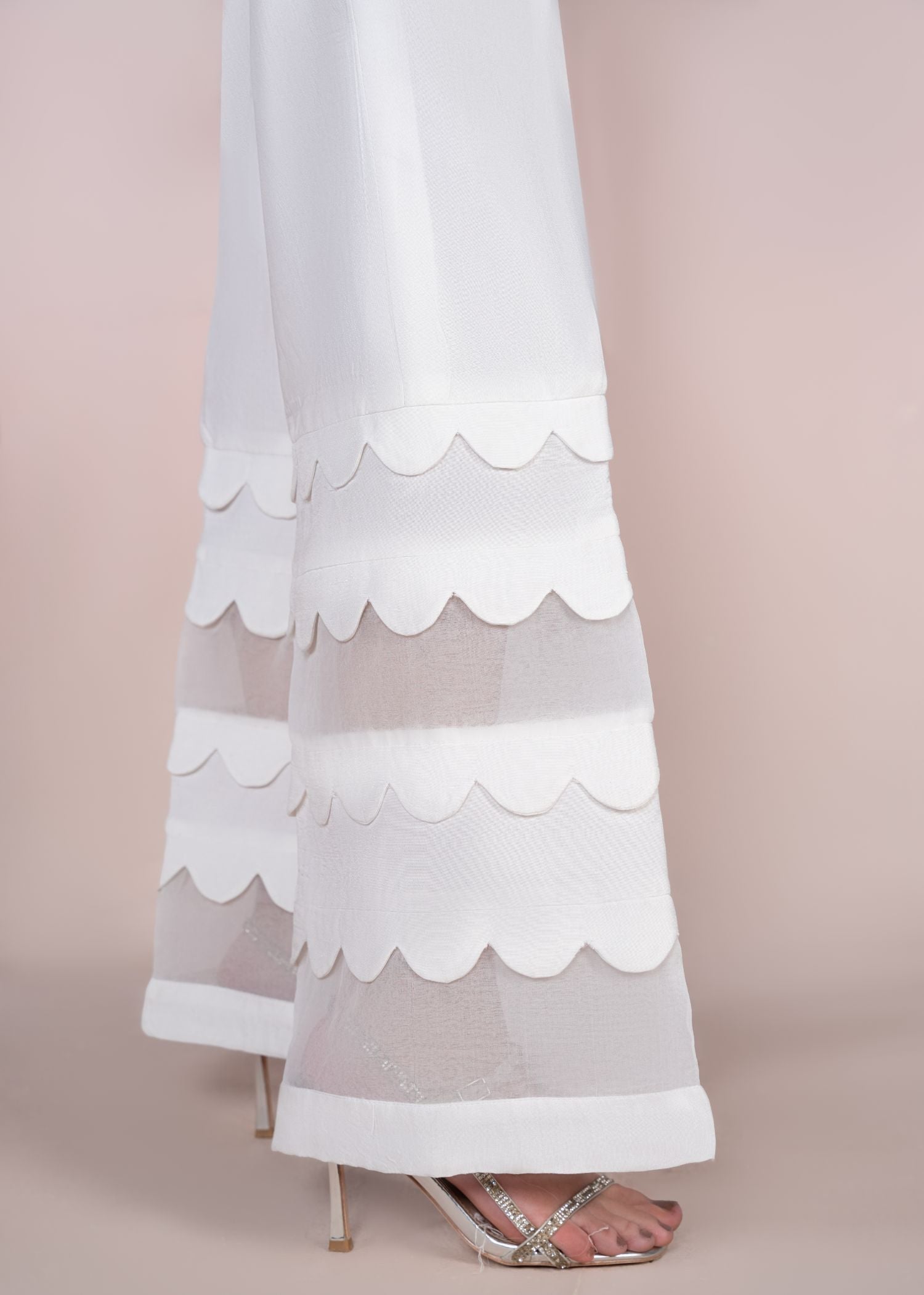 Rang-e-Meeras Scalloped pants Women 1pcs