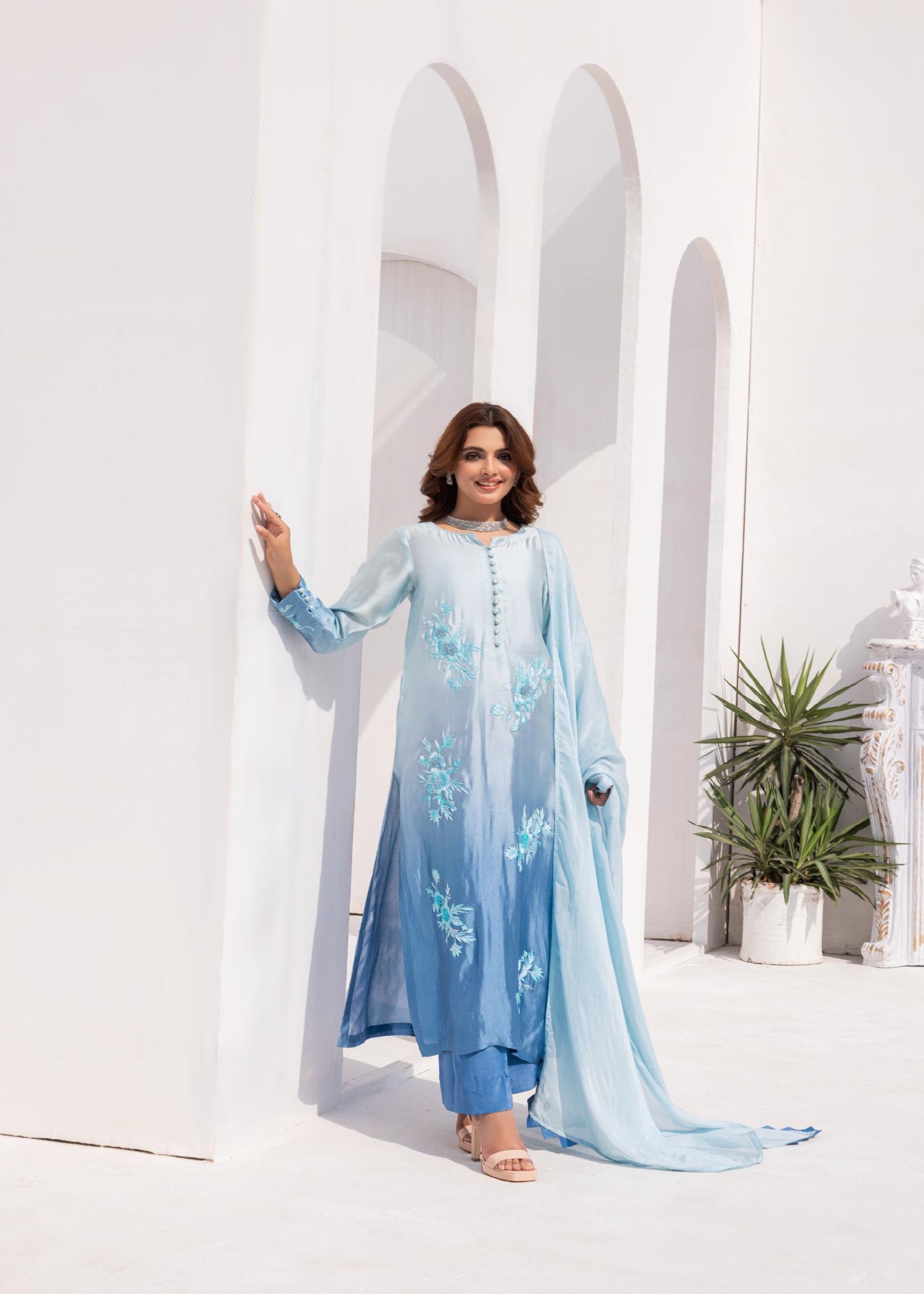 Grandeur By Saima Abaidullah Sapphire Women 3pcs