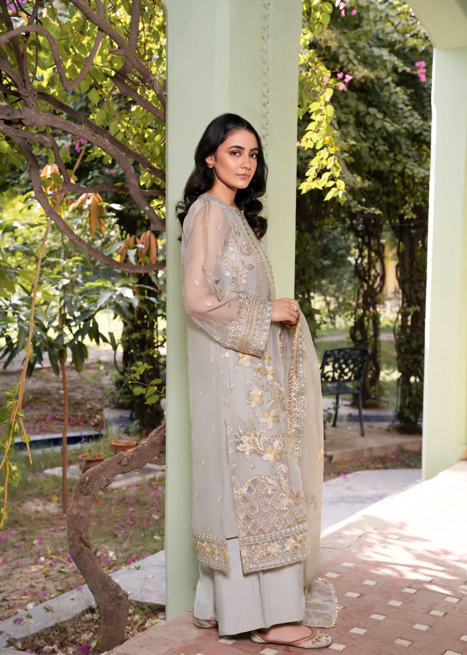 Hem Quill Grey Women 4pcs