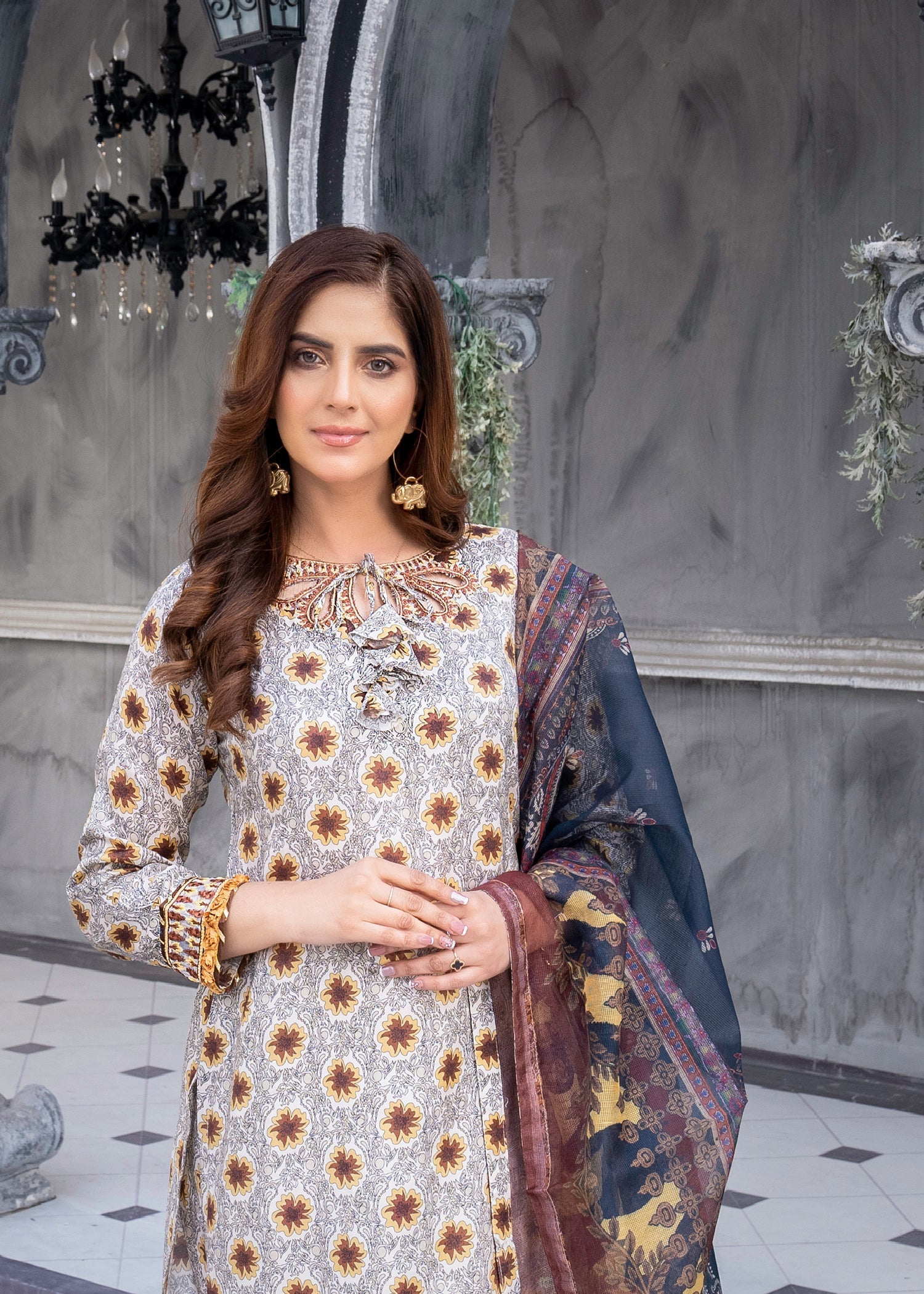 Tamanna E Libas MONOCHROME Women 3pcs