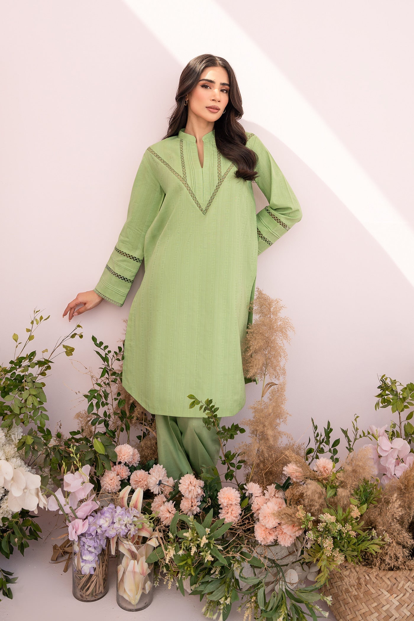 Kiara Celadon Women 2pcs