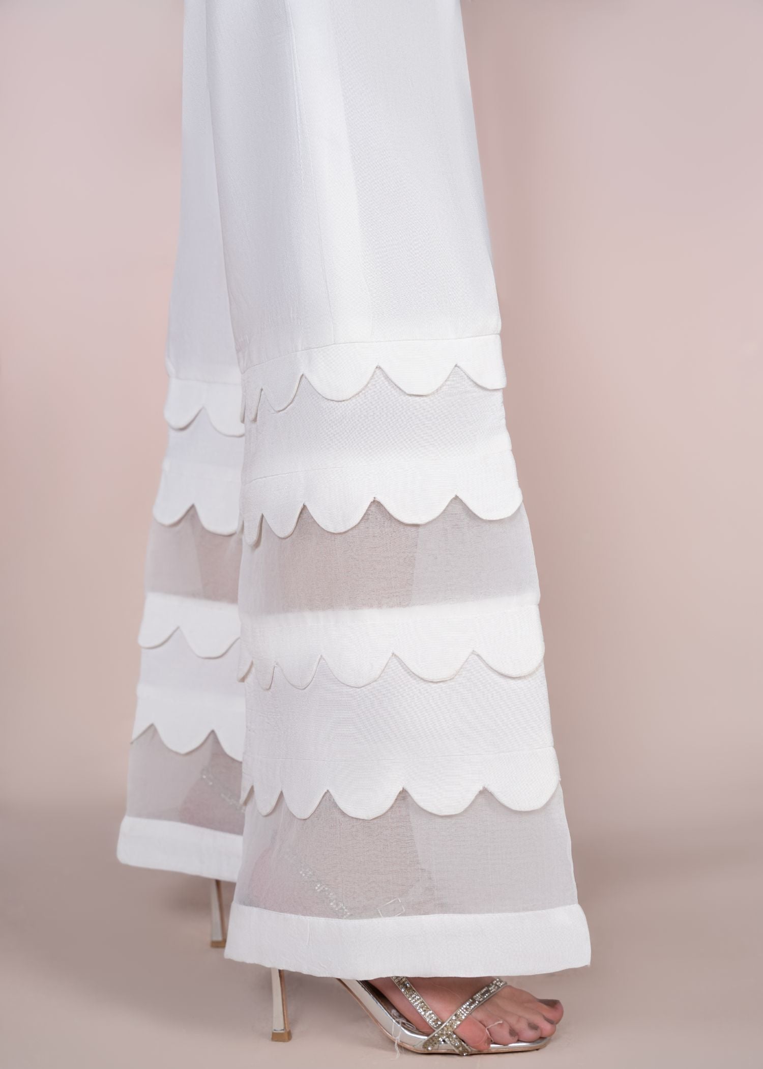 Rang-e-Meeras Scalloped pants Women 1pcs