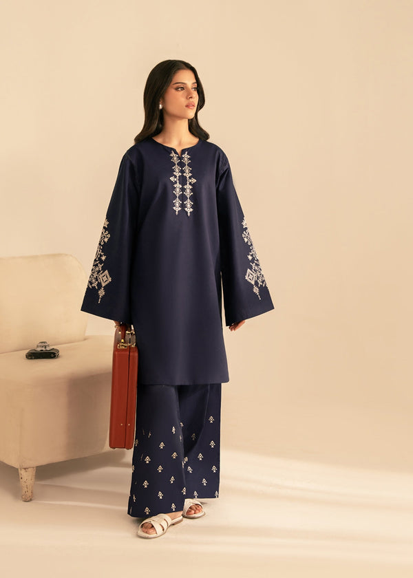 The Turkish Wear VANYYA BLUE KURTA SET Women 2pcs