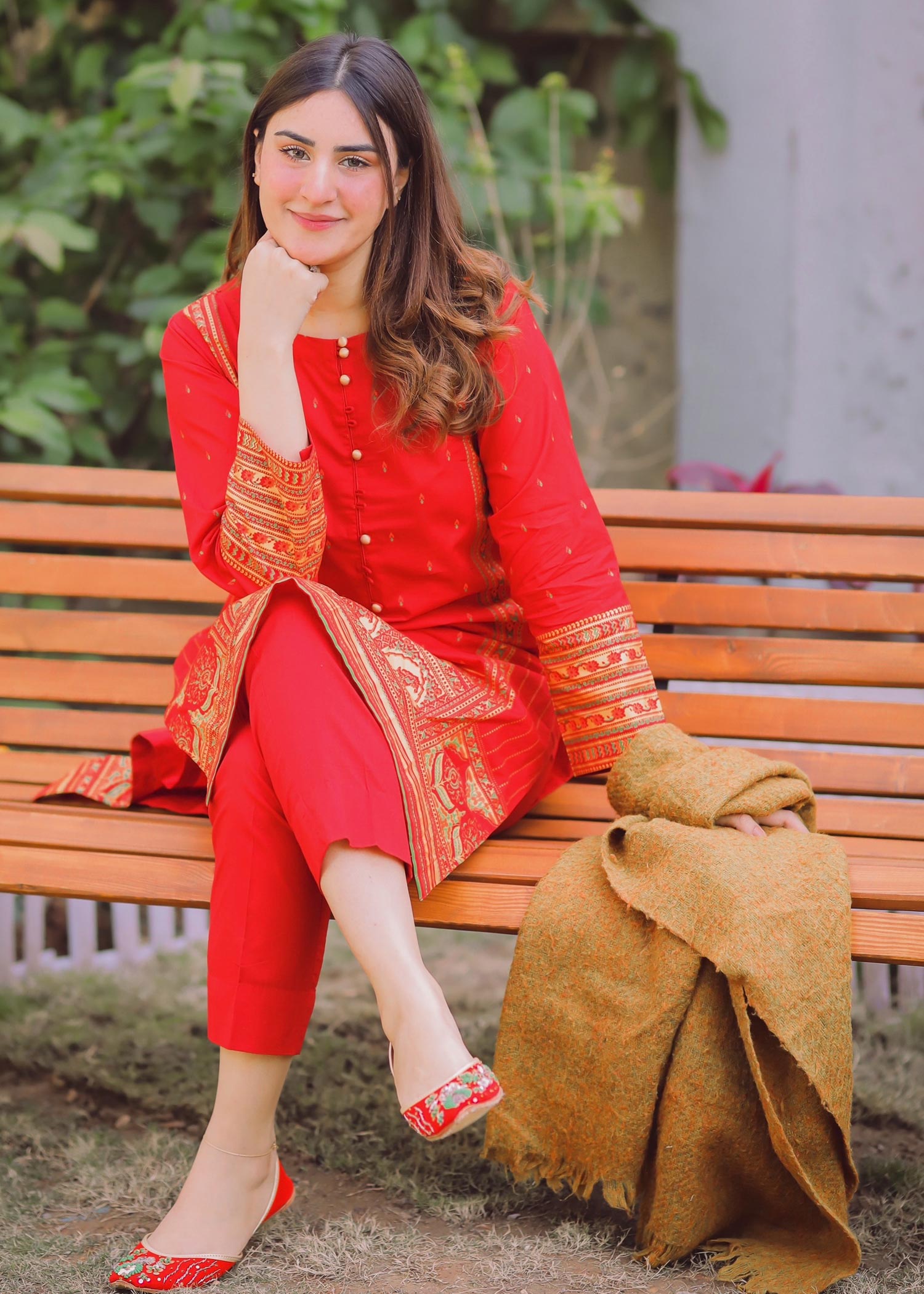 Eraj Hussain Crimson Orchids Women 2pcs