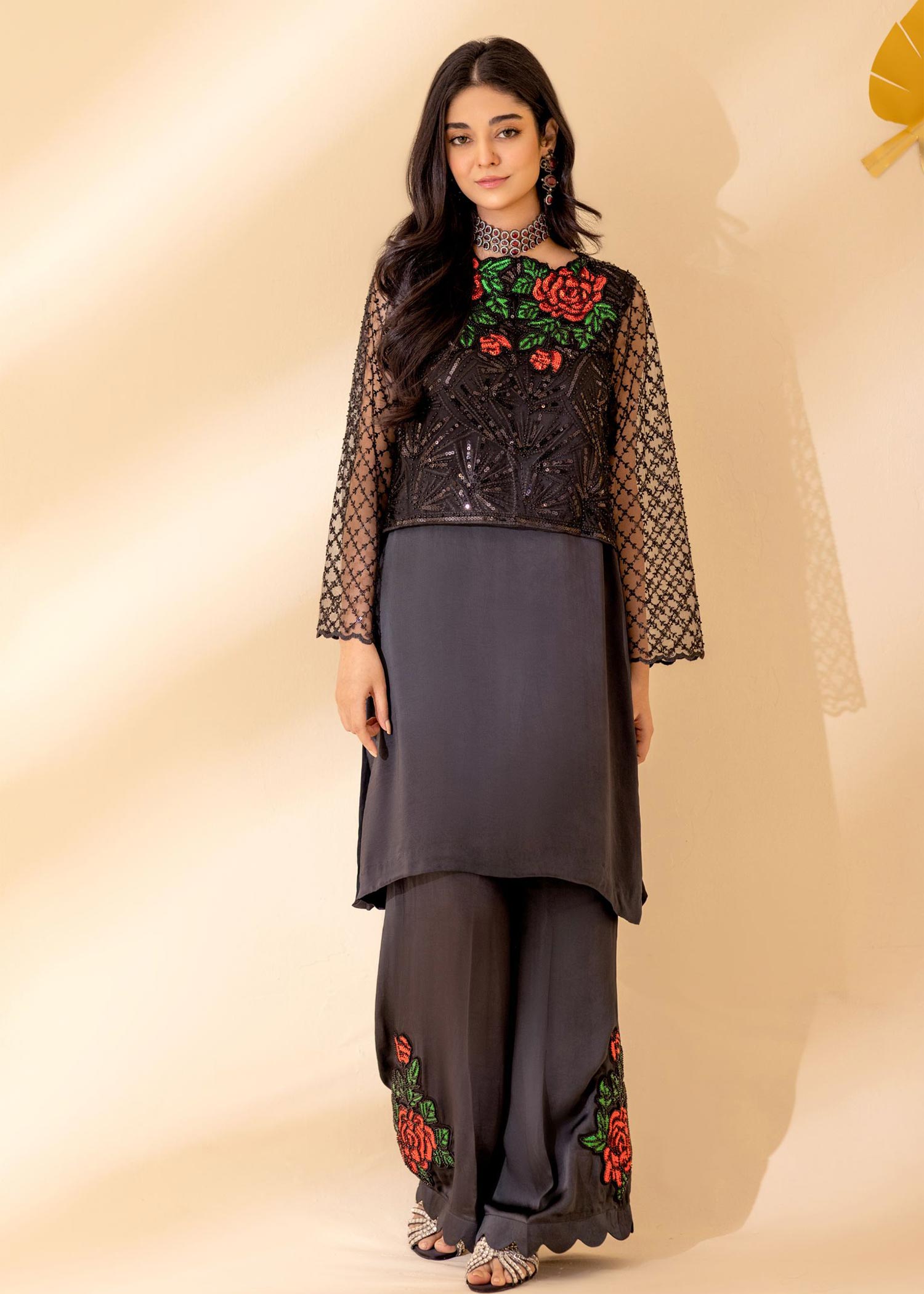 Rj’s Pret BLACK GLITZ Women 2pcs