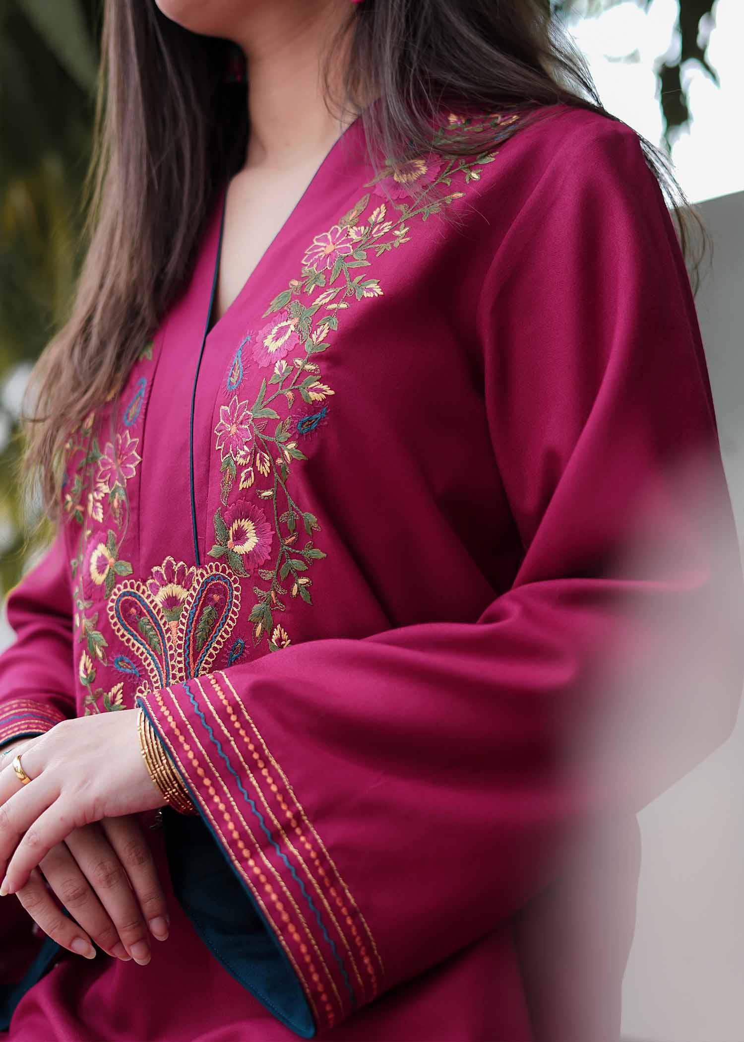 Aisling By Nirmal Deep Pink Women 2pcs