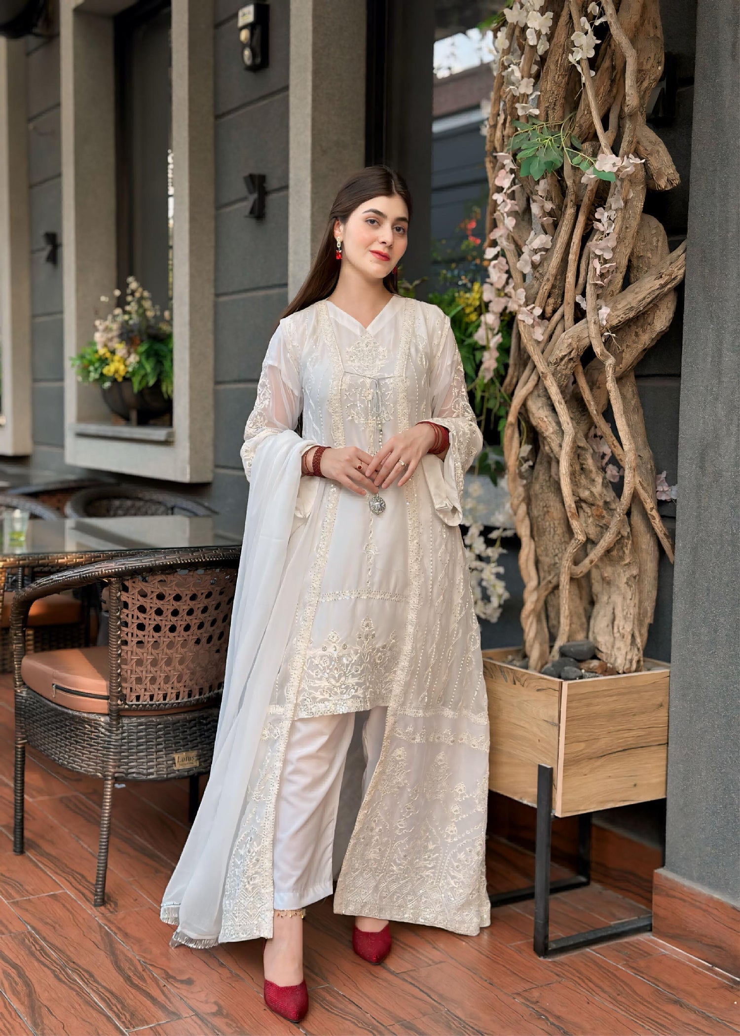 Rangoon Clothing Tajdar Women 4pcs