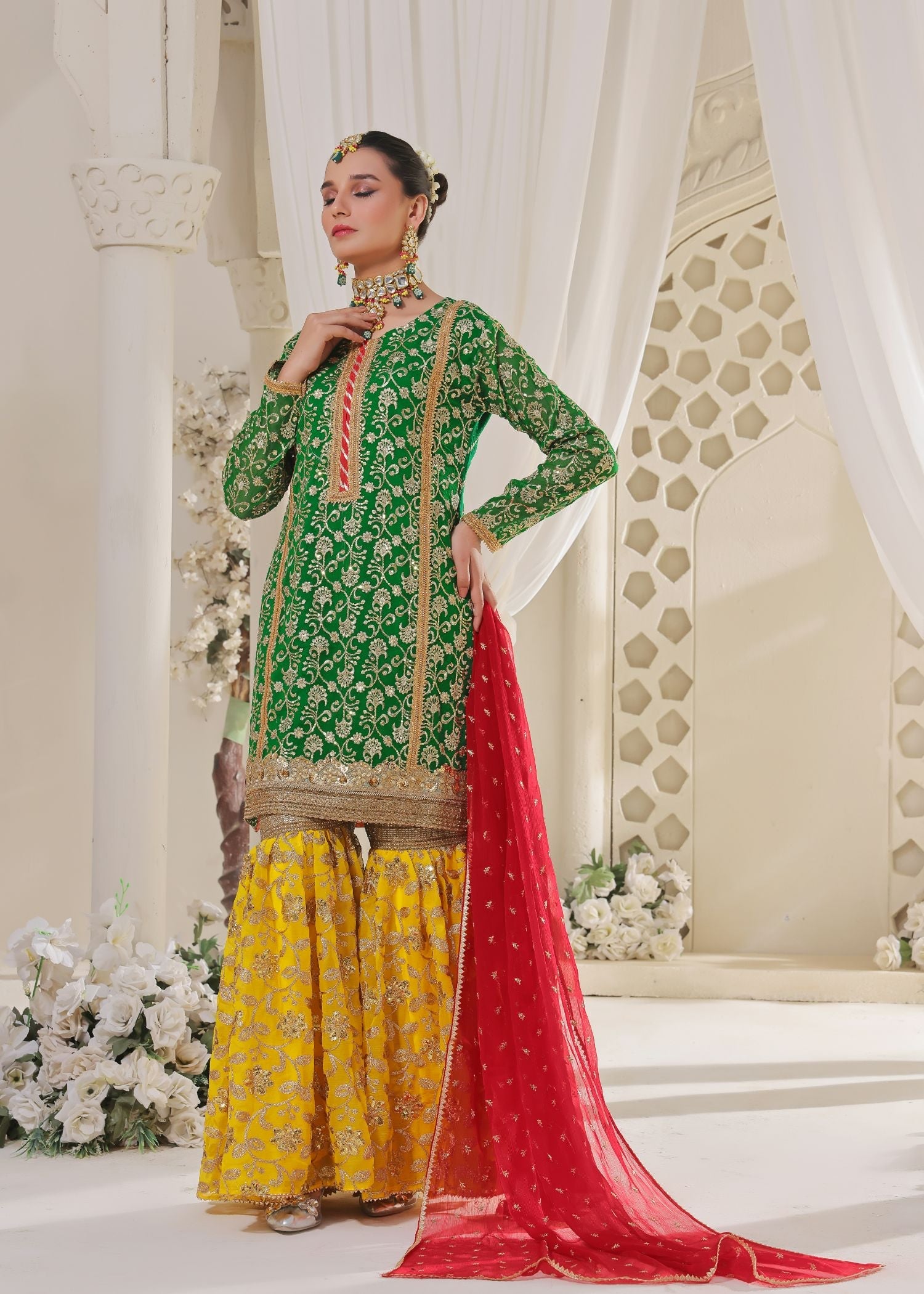 Ayesha Closet Preshy Gul Promenade Women 3pcs